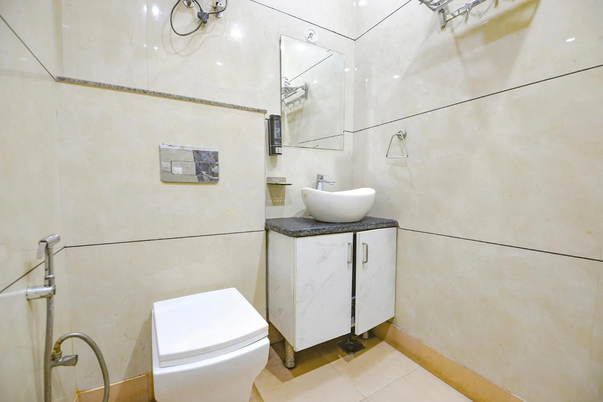 Bathroom in FabHotel Mannat Bhera Enclave