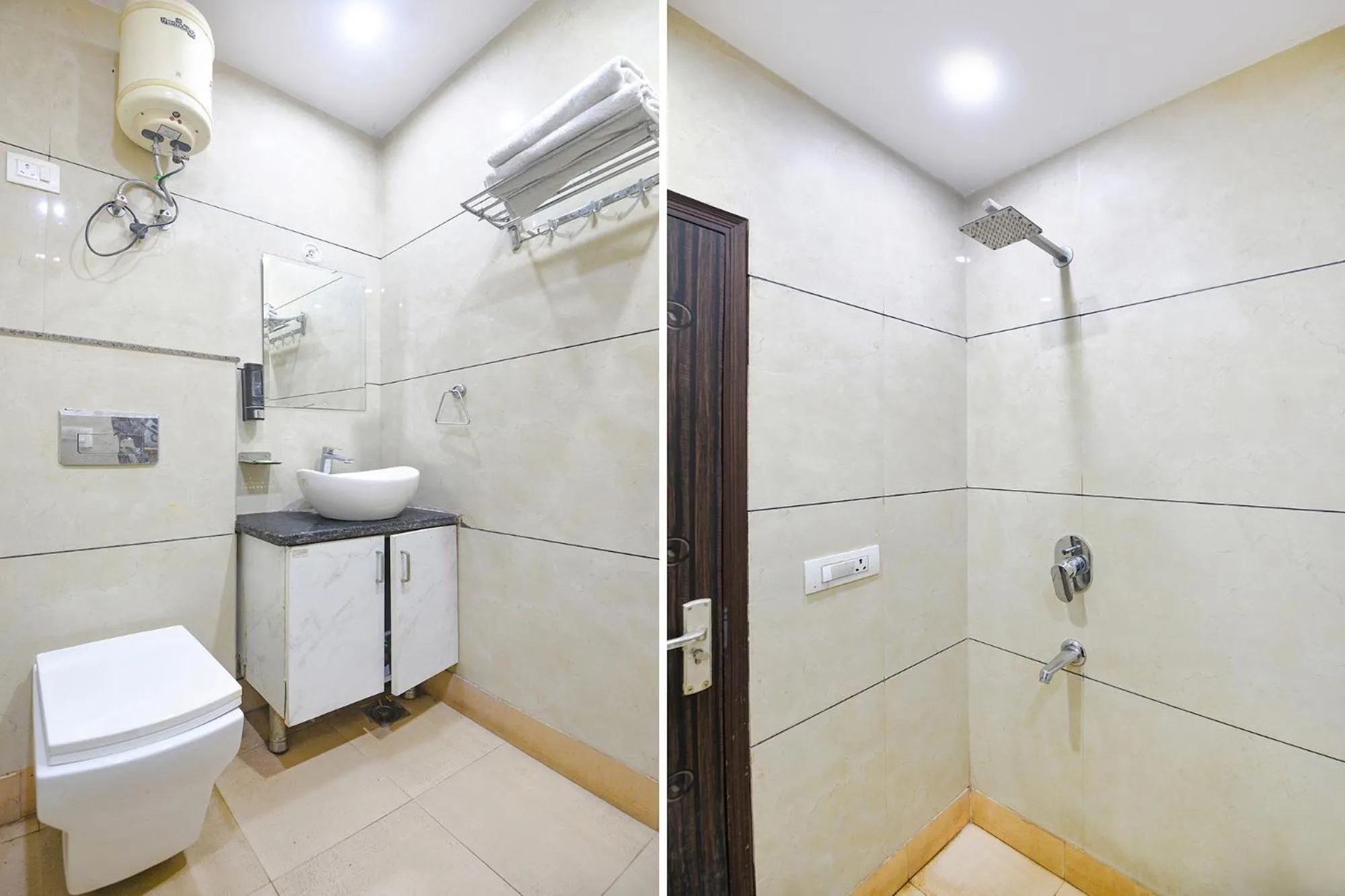 Bathroom in FabHotel Mannat Bhera Enclave