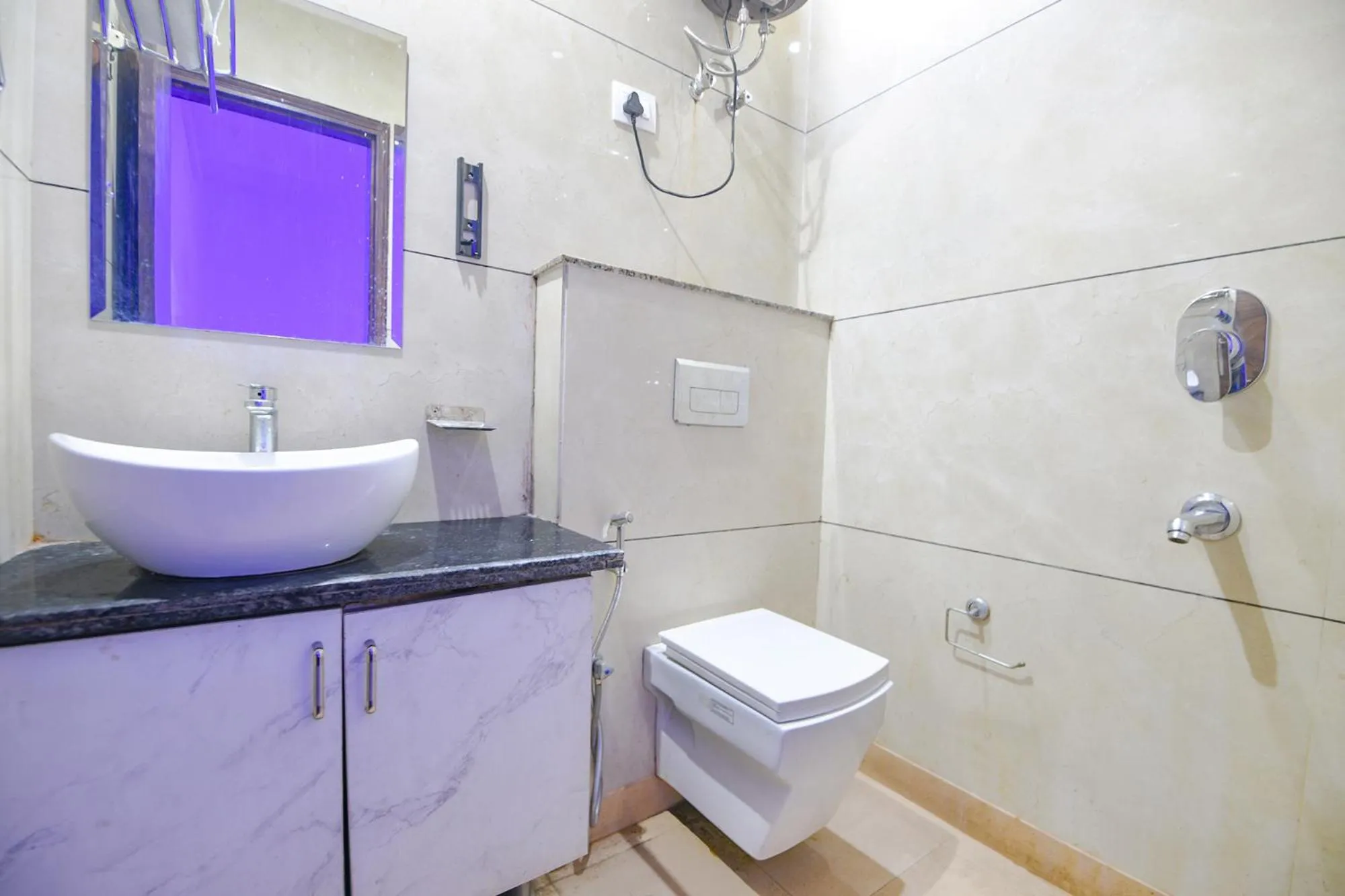 Bathroom in FabHotel Mannat Bhera Enclave