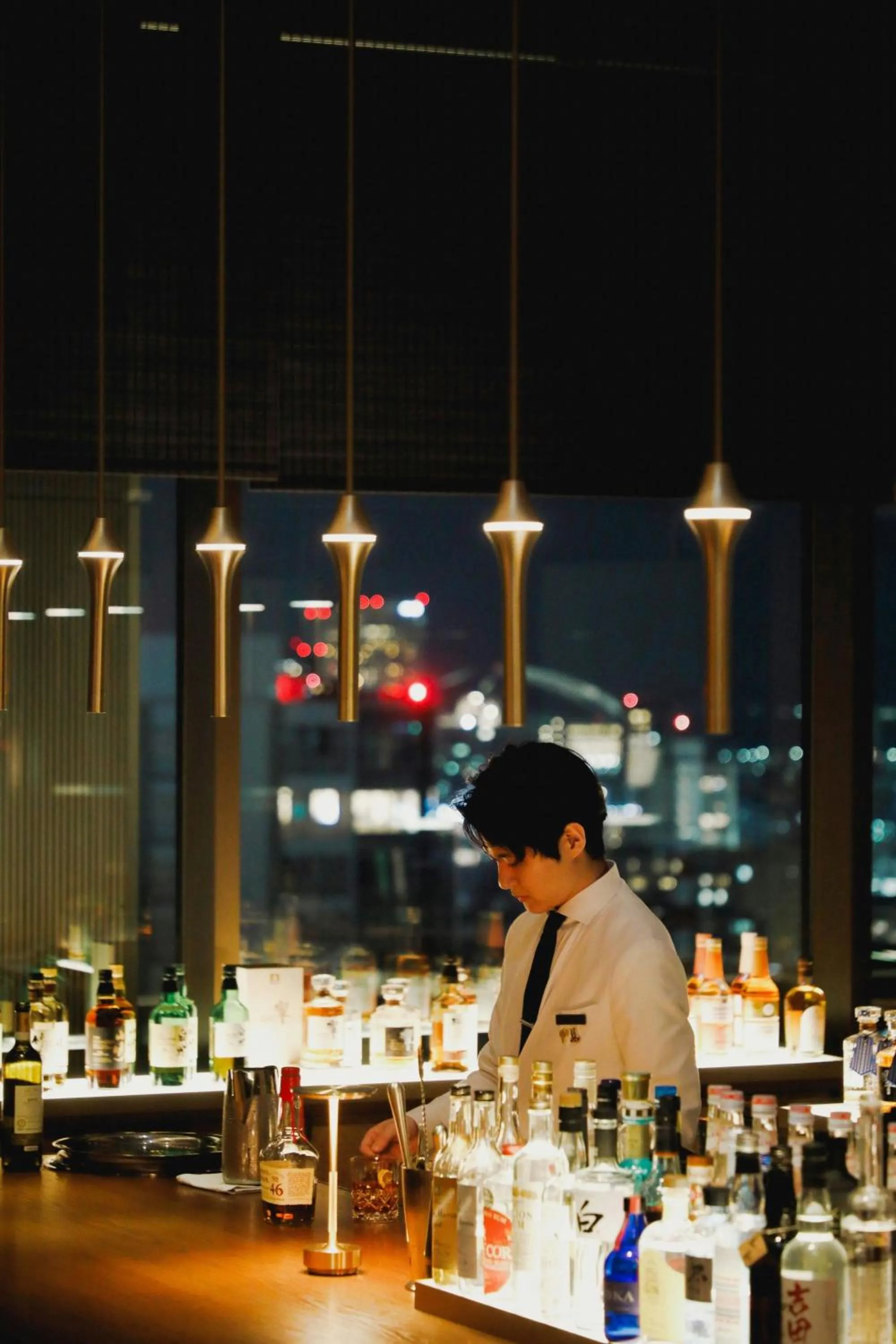 Lounge or bar in The Ritz-Carlton Fukuoka