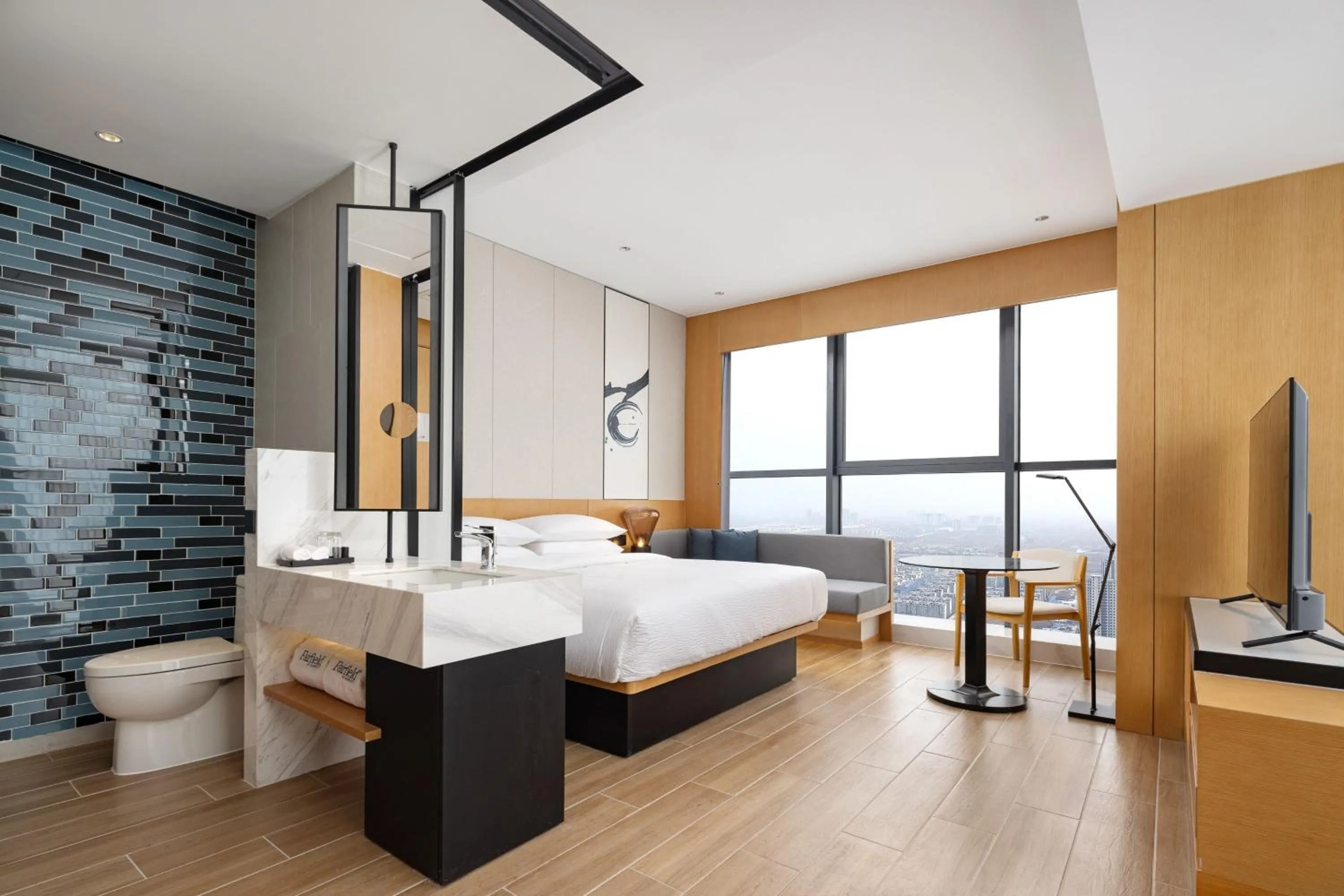 Photo of the whole room, Bed in Fairfield by Marriott Shijiazhuang High-Tech Zone