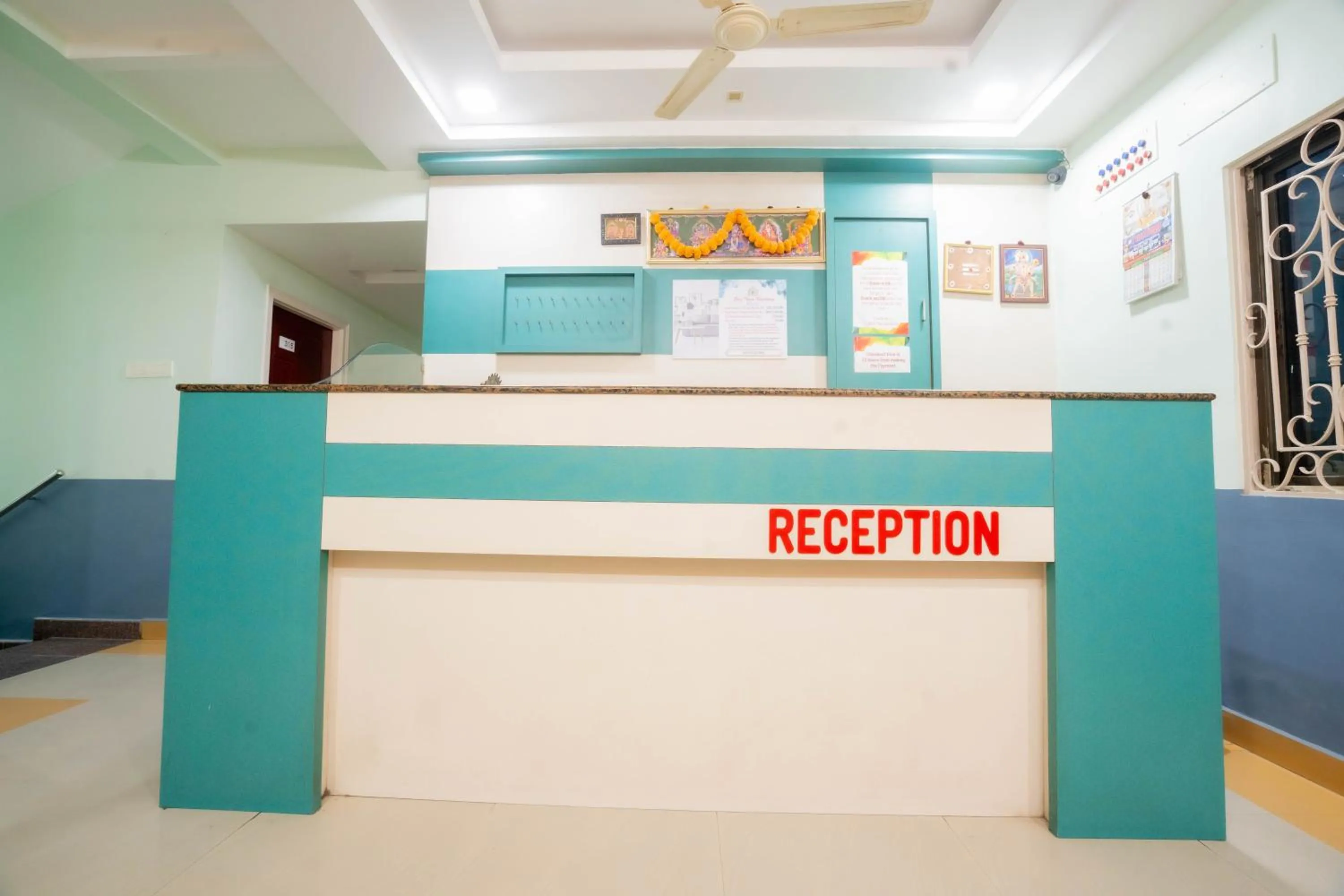 Lobby or reception in Sree Theja Residency