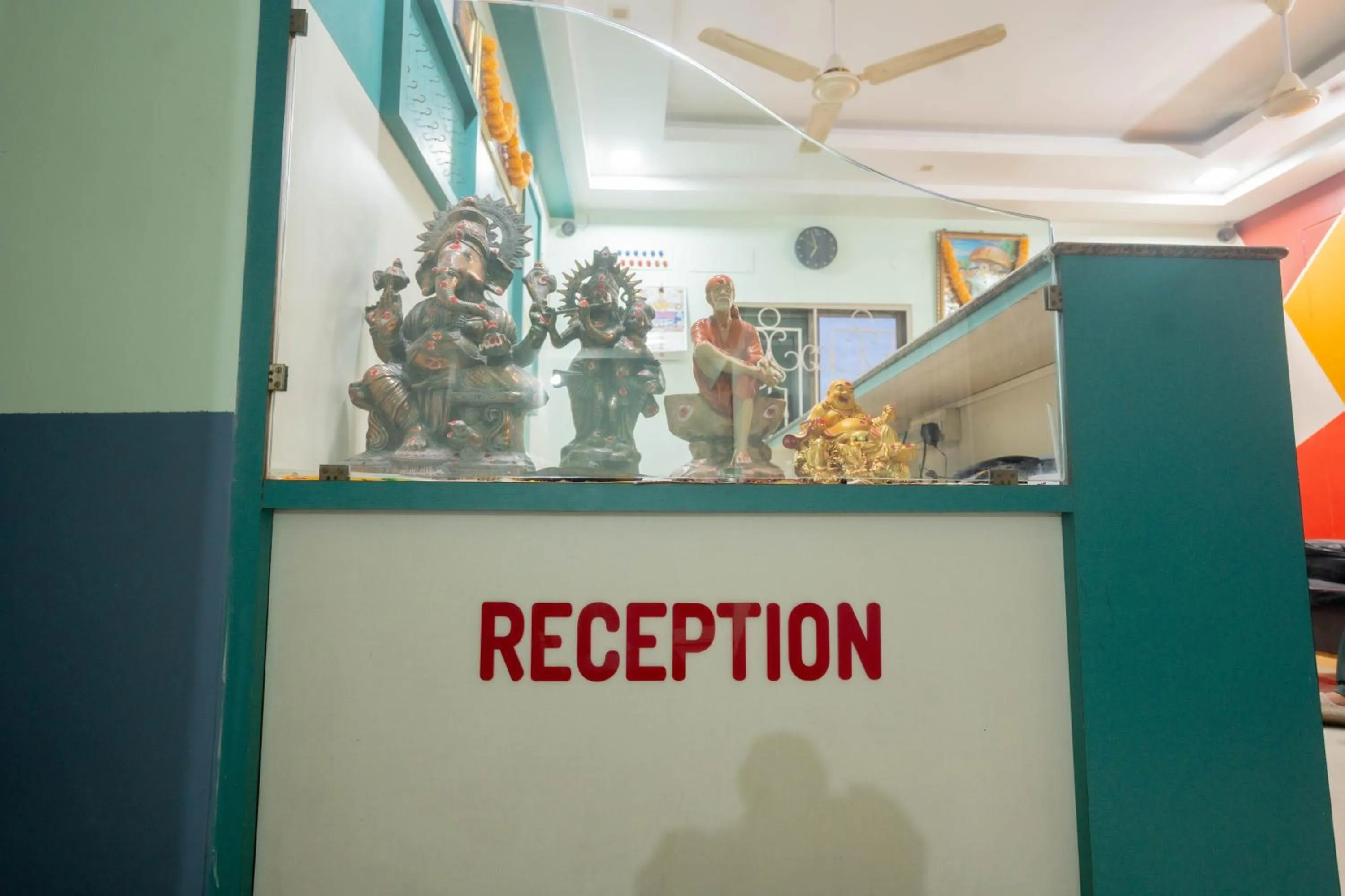 Lobby or reception in Sree Theja Residency