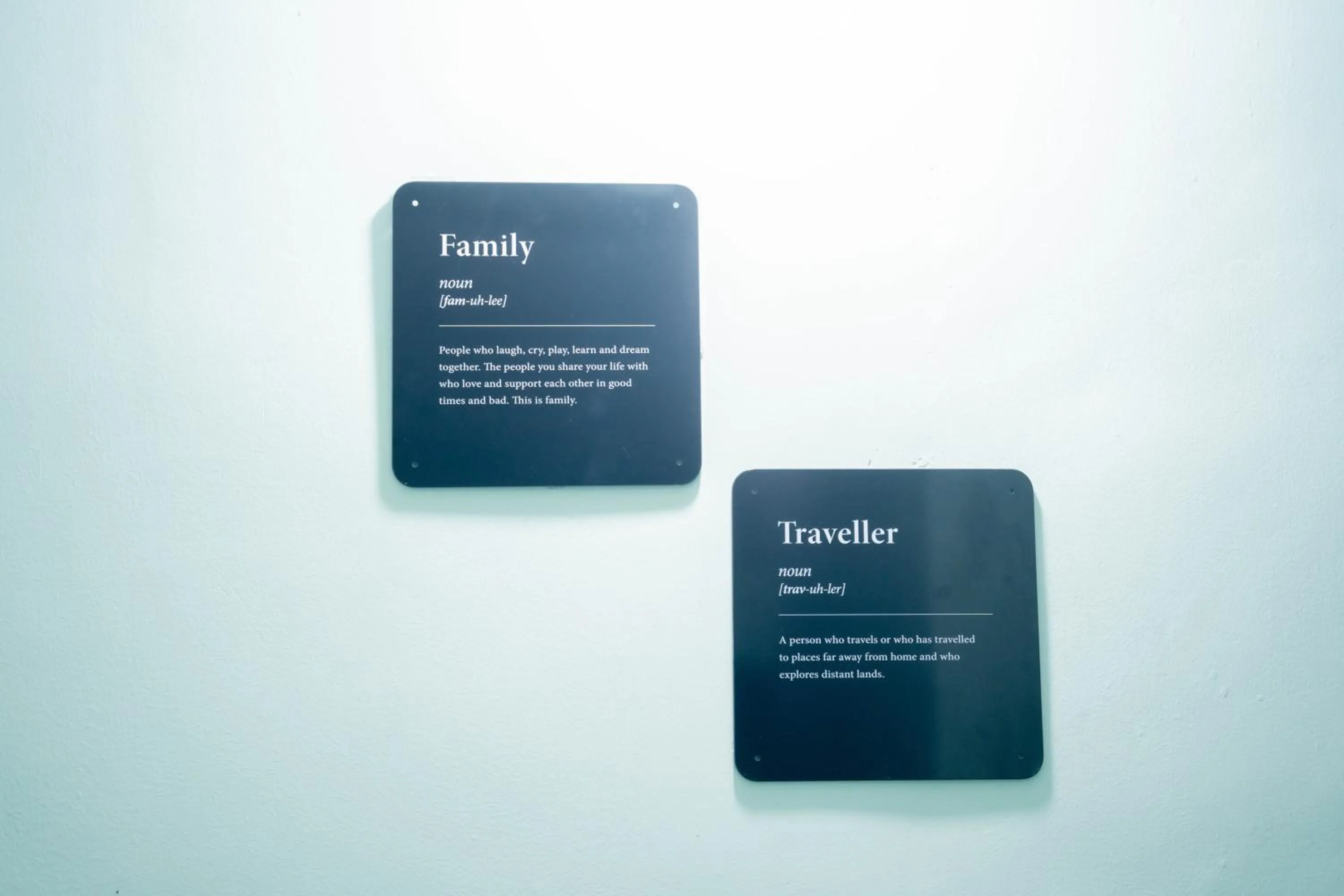 Text overlay in Sree Theja Residency