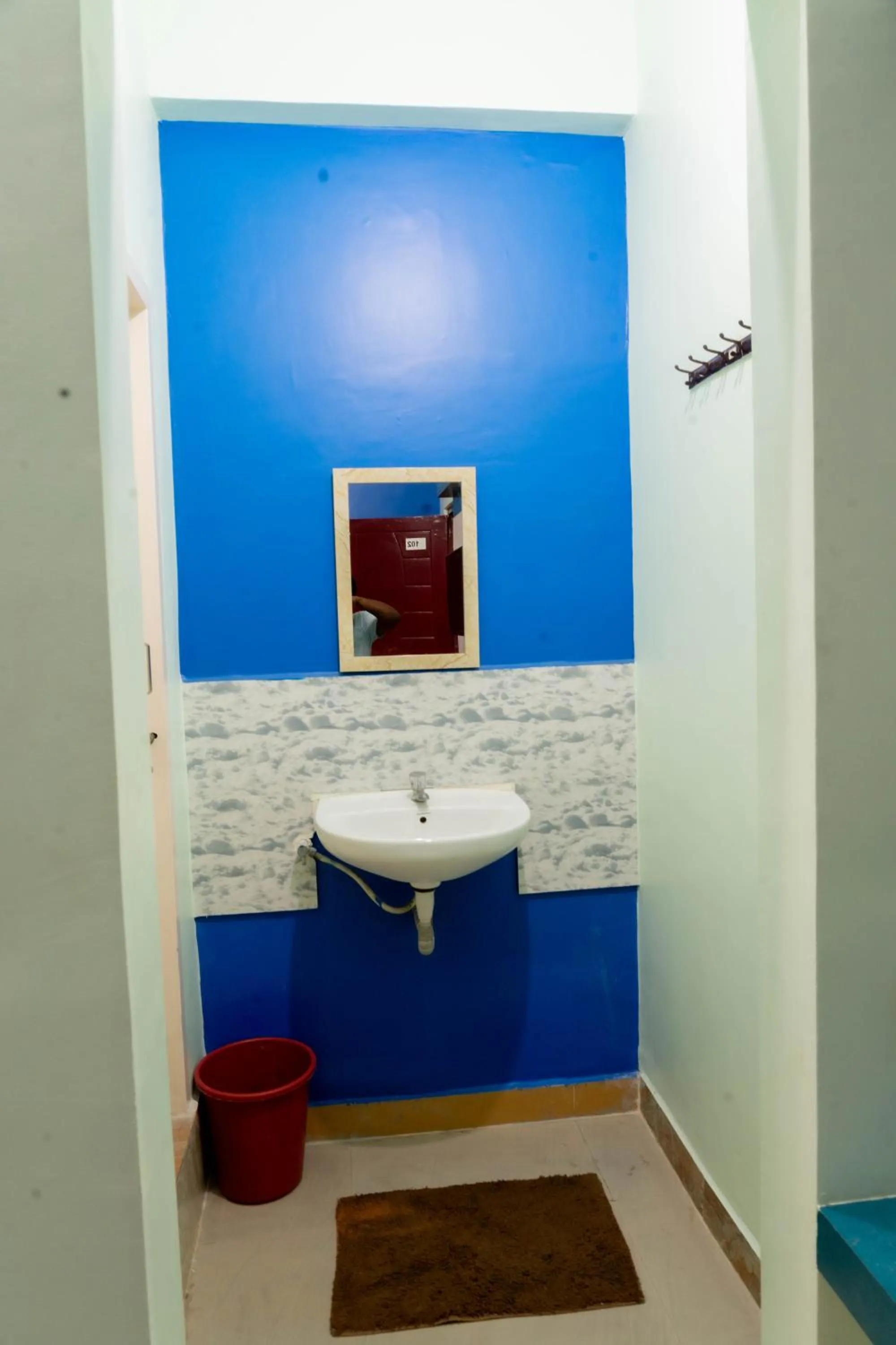 Bathroom in Sree Theja Residency