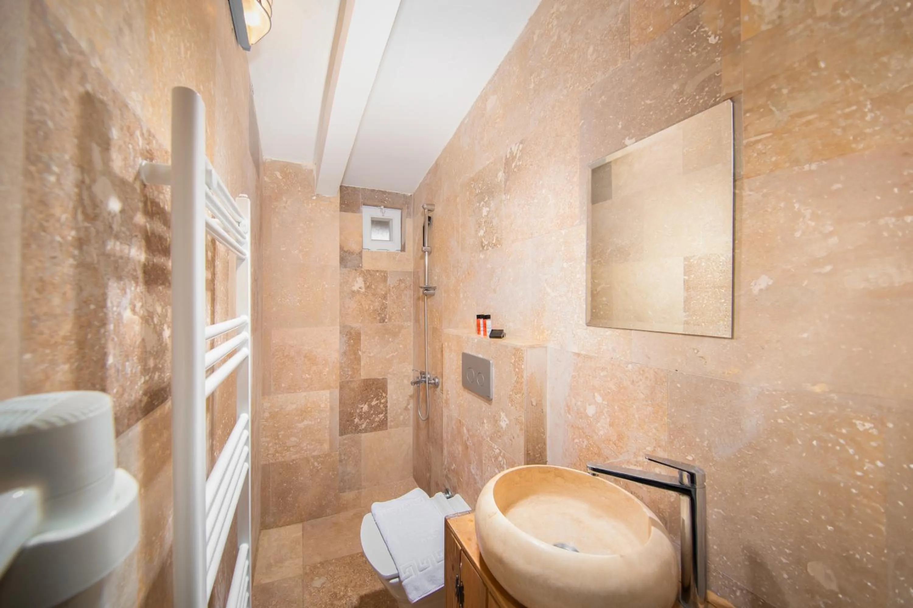 Shower in Moonlight of Cappadocia