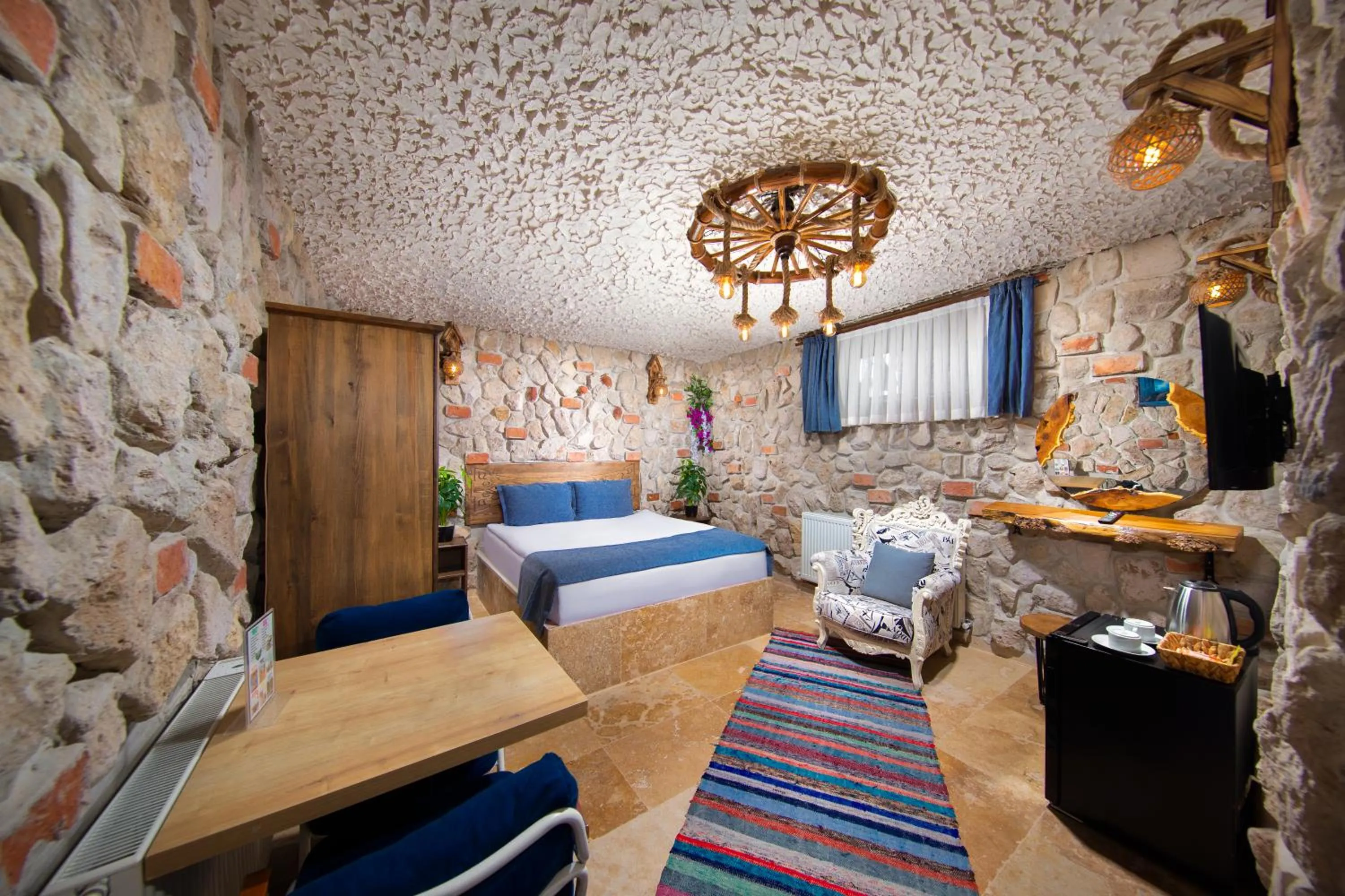 Bed in Moonlight of Cappadocia