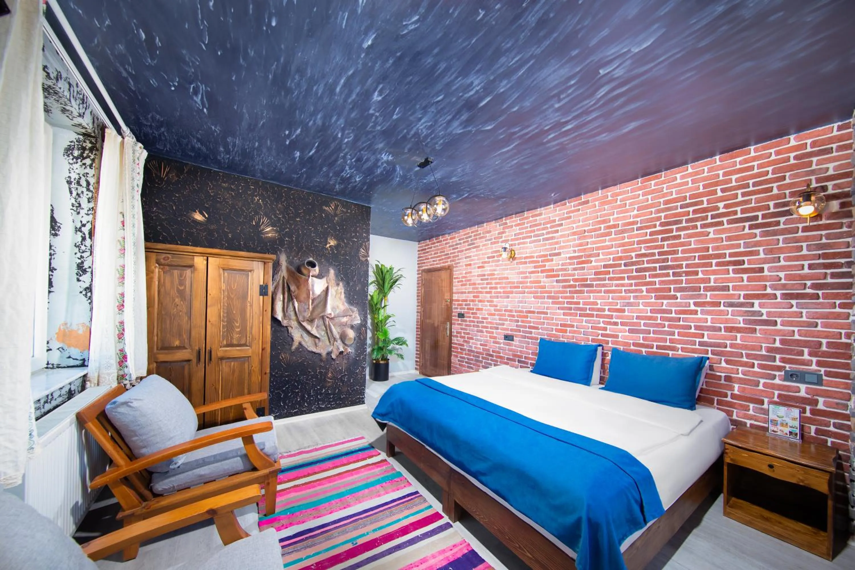 Bed in Moonlight of Cappadocia