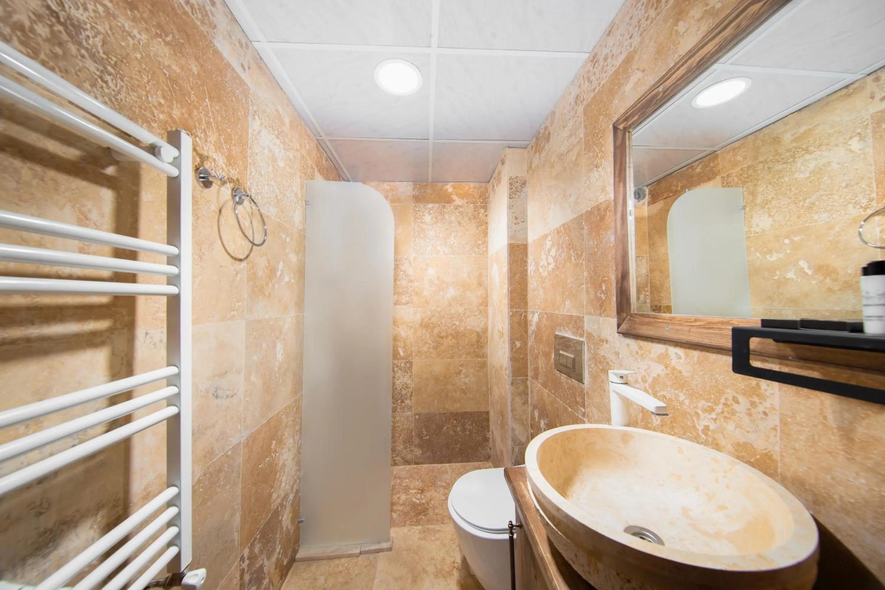 Shower in Moonlight of Cappadocia