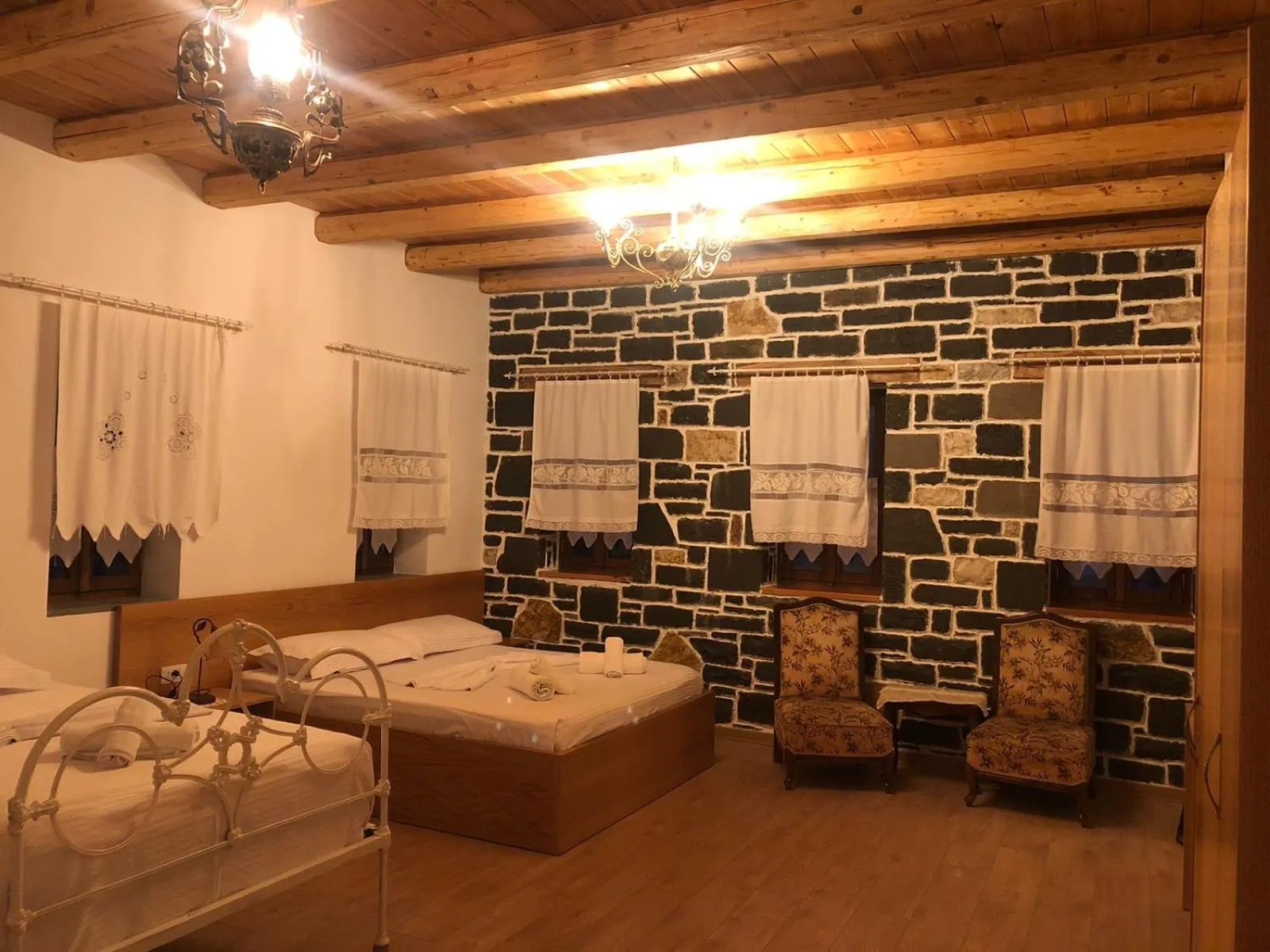 Bed in Hotel Kaso Ervehe