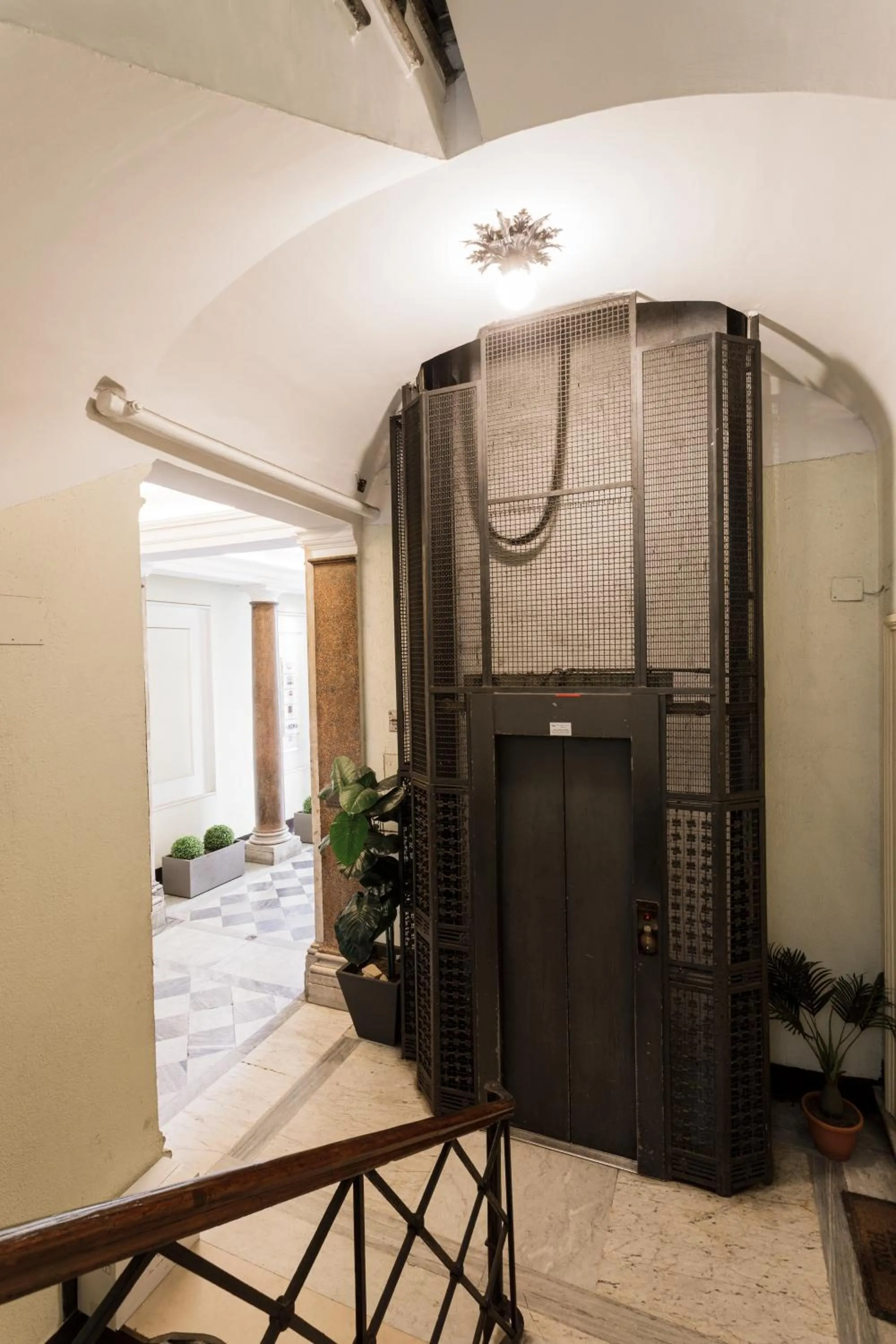elevator in Glam Luxury Rome
