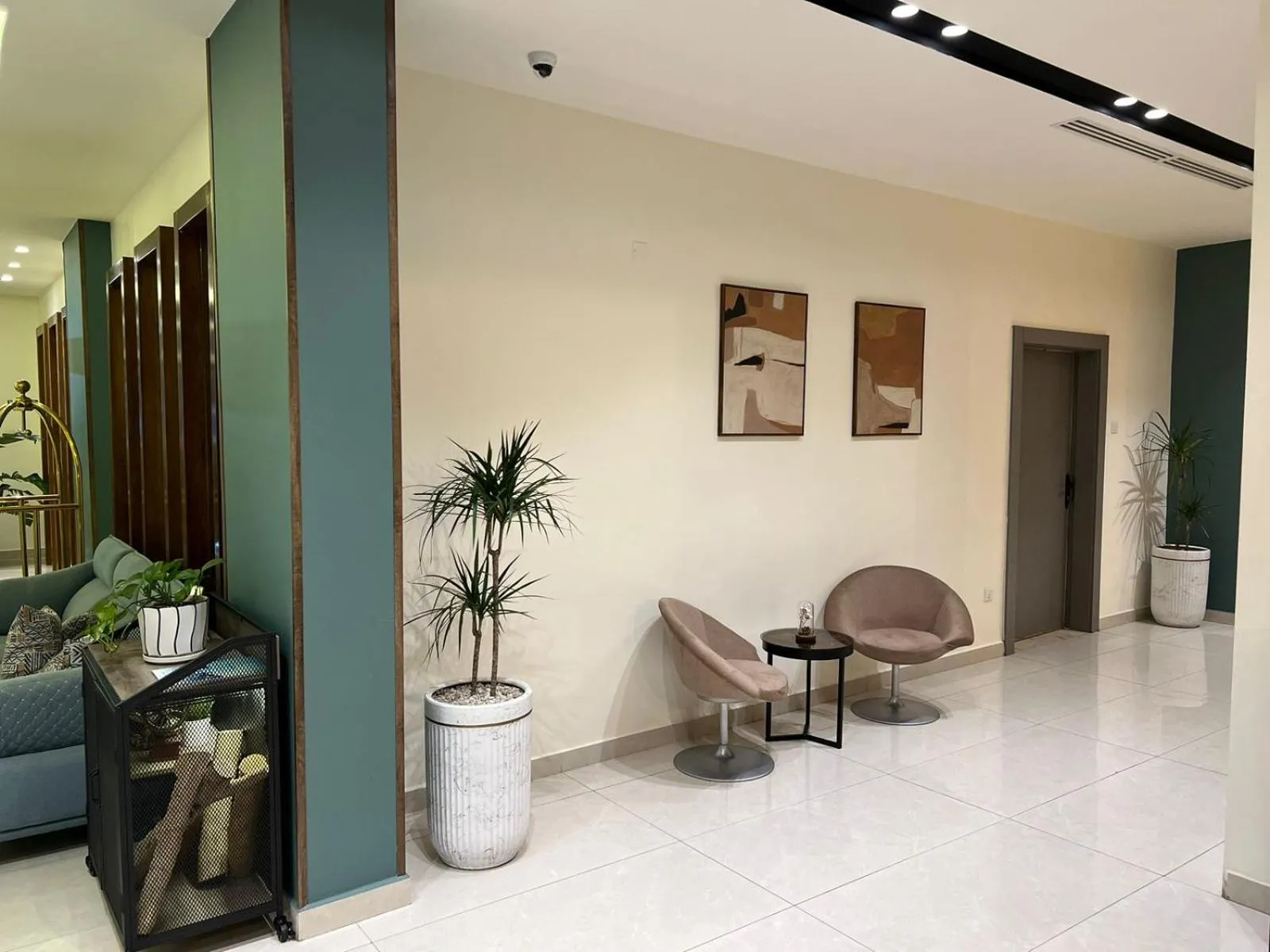 Seating area in Sky Hotel