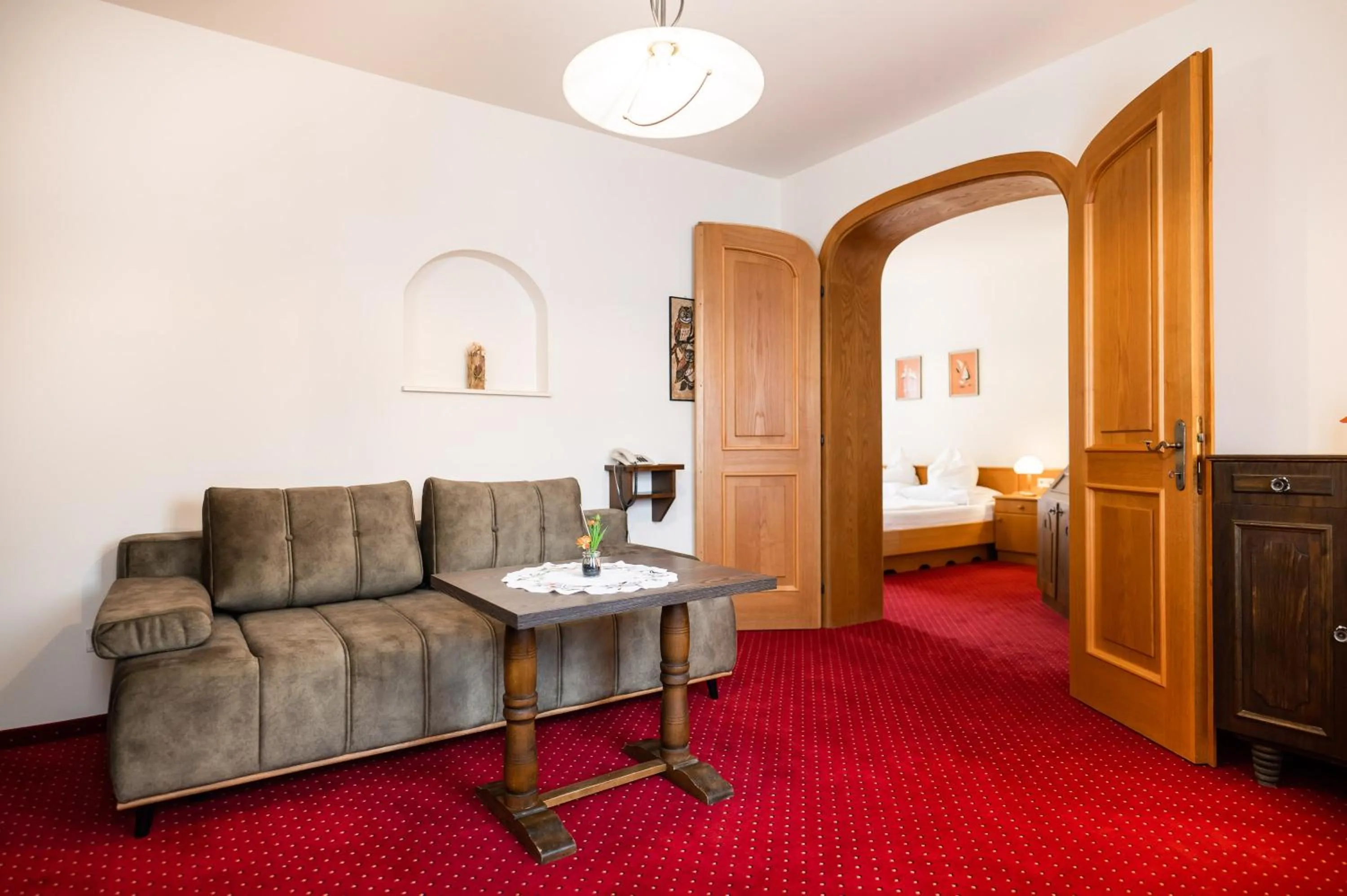 Bed in PANORAMA SportHOTEL