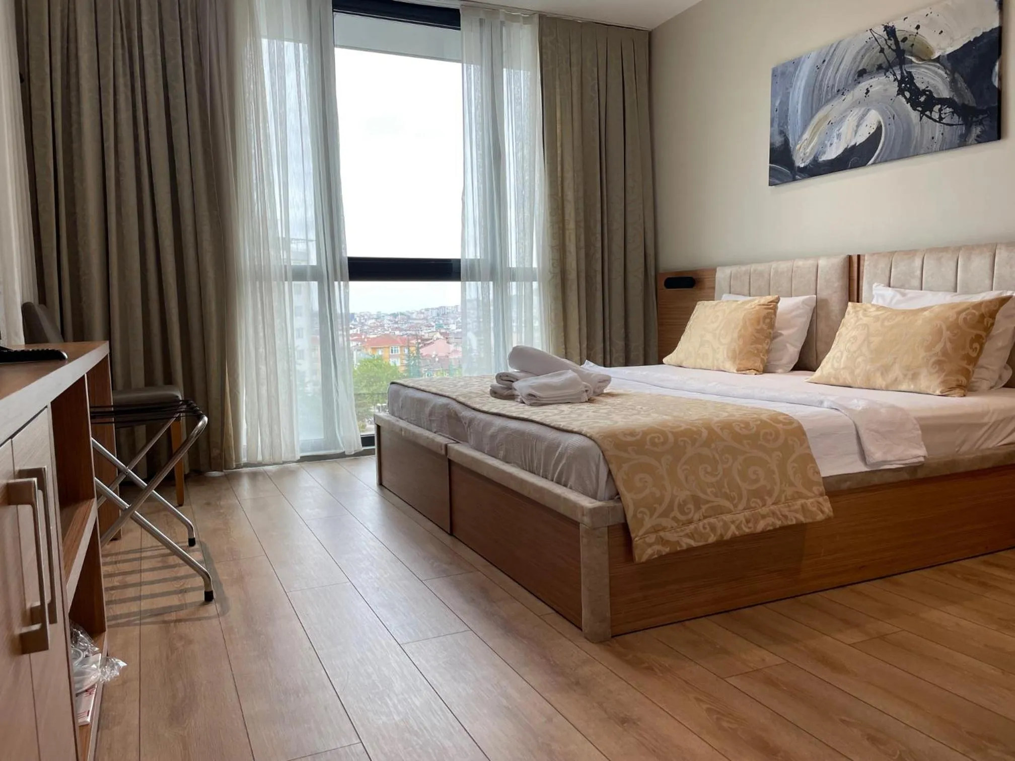 Bed in İNNPORT HOTEL