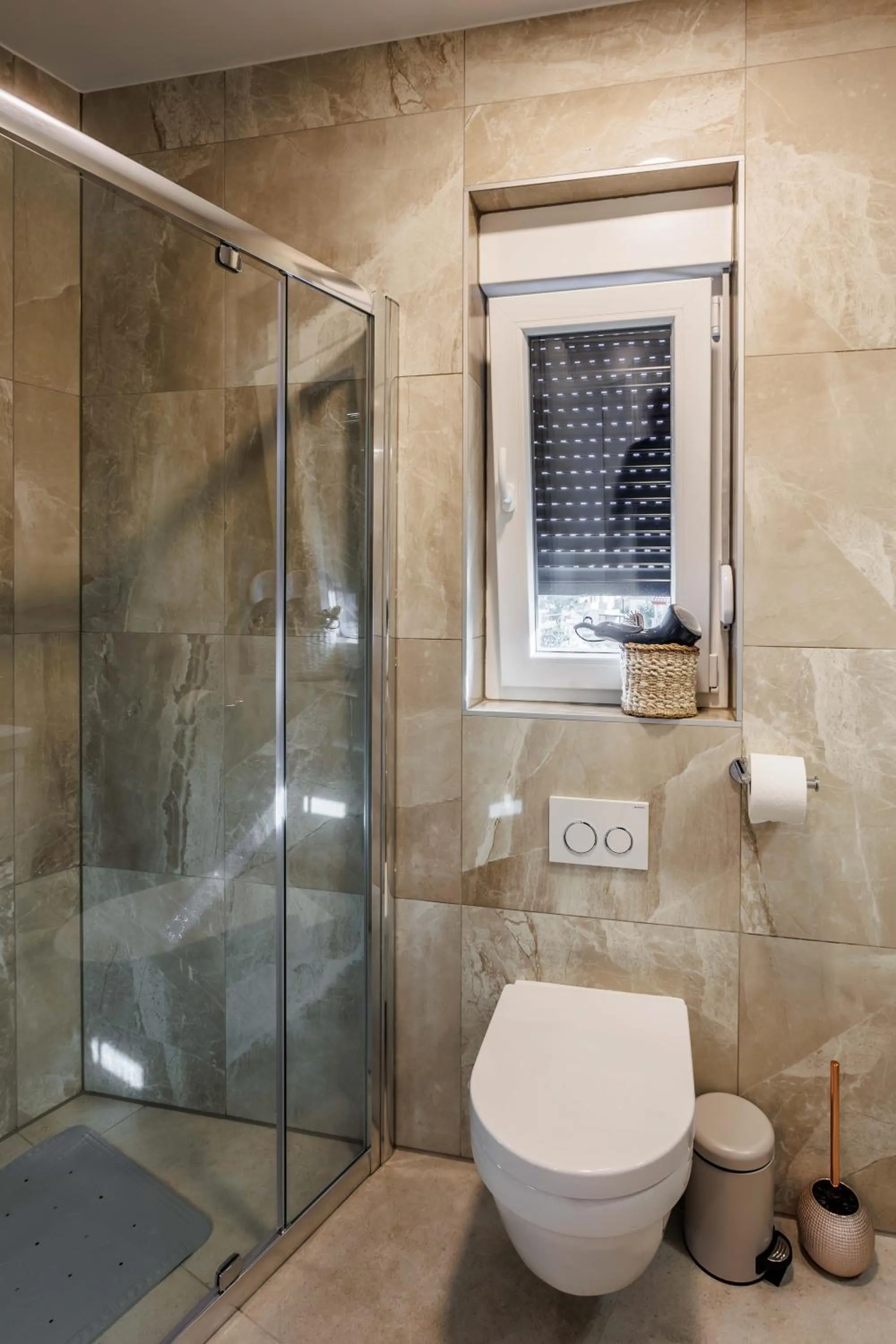 Shower in Villa Carpe diem