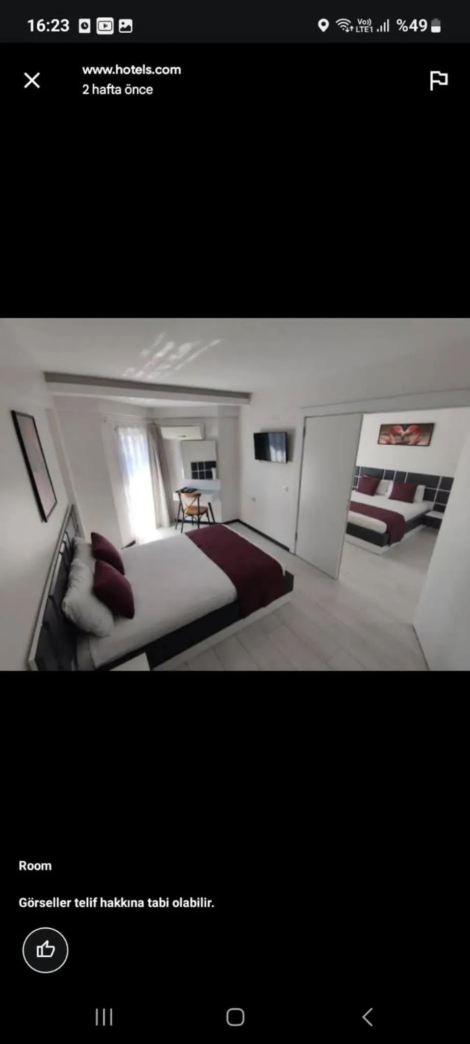 Bed in WB Weekend Otel