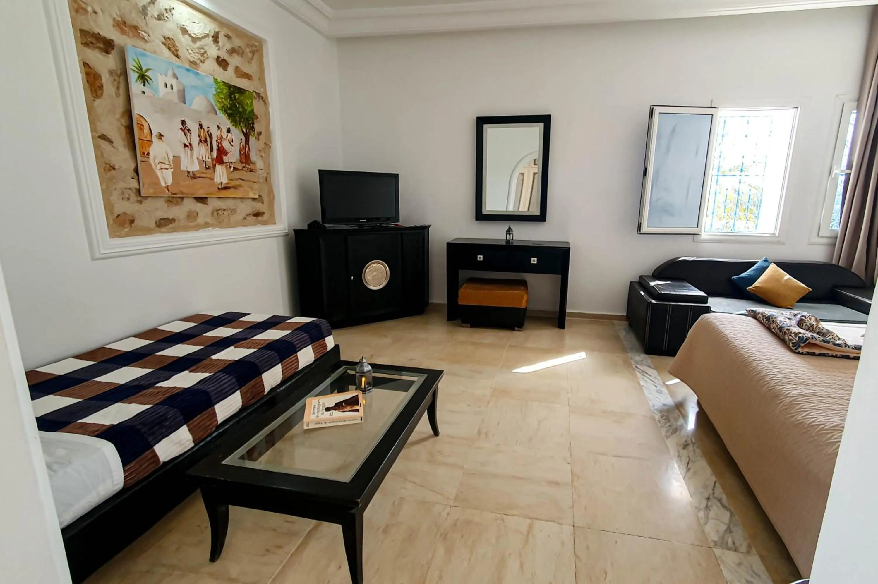 View (from property/room), Bed in Le Patio de Mezraya