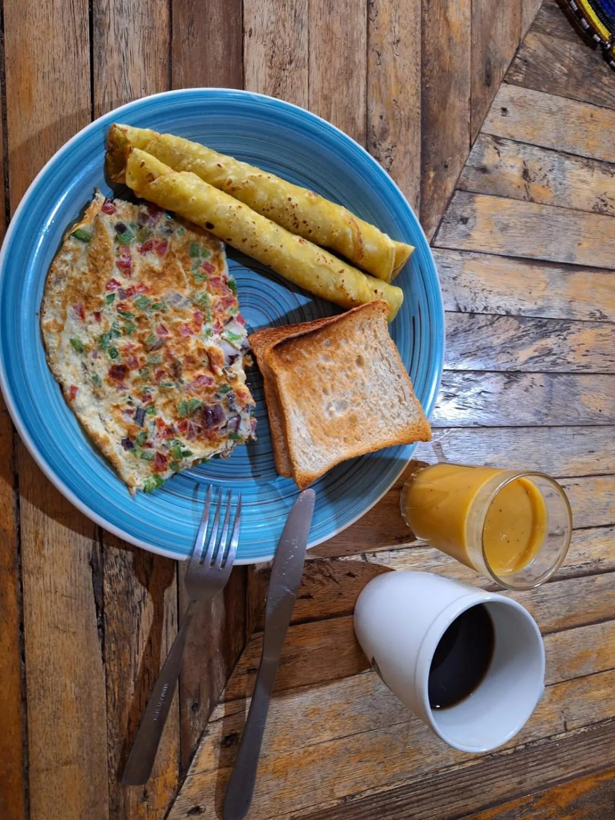 Breakfast in The Secret Garden Hotel Moshi