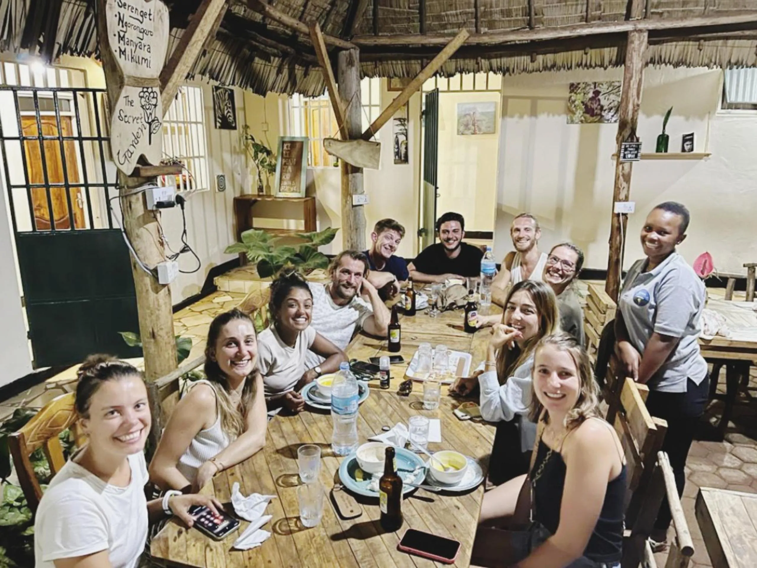 Restaurant/places to eat in The Secret Garden Hotel Moshi