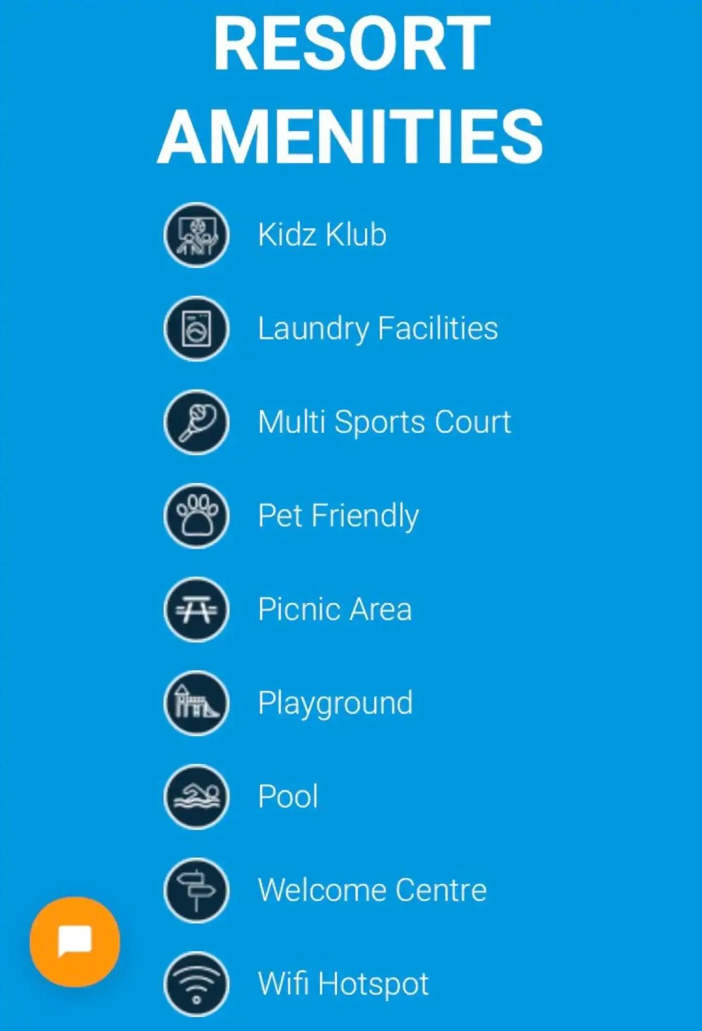 Text overlay in Falcon Cottages