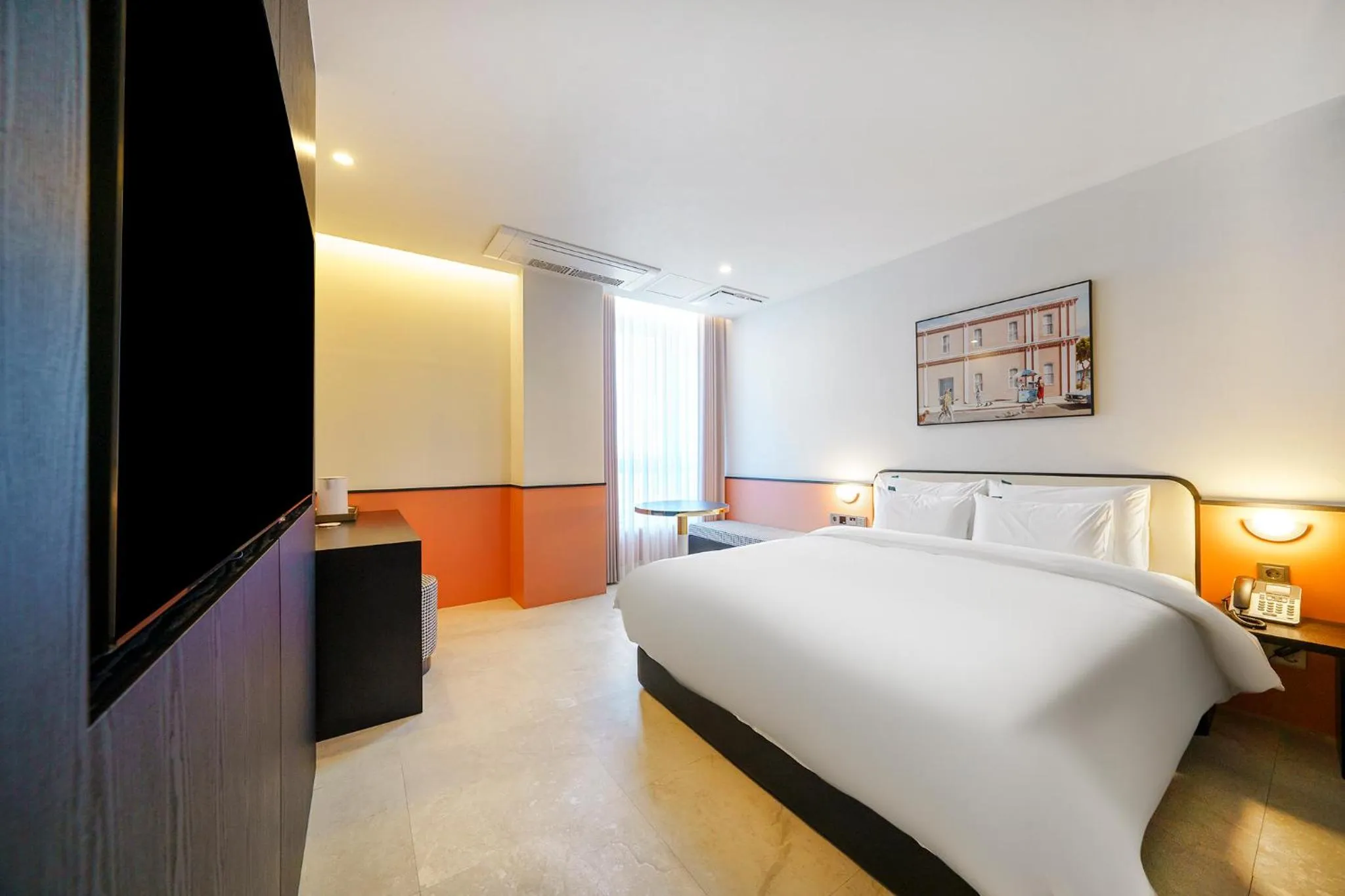 Bed in H-Avenue Hotel Geomdan New Town