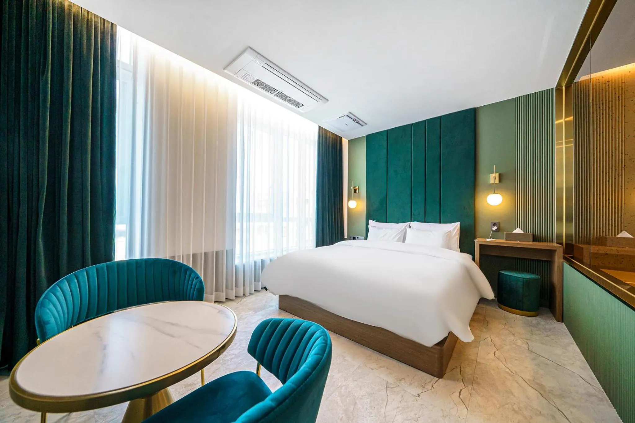 Bed in H-Avenue Hotel Geomdan New Town