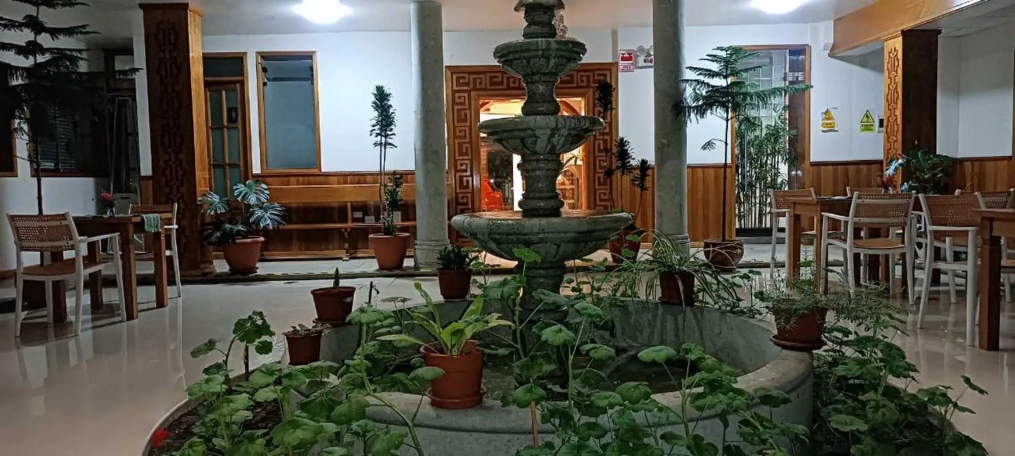 Patio in Hotel Aural