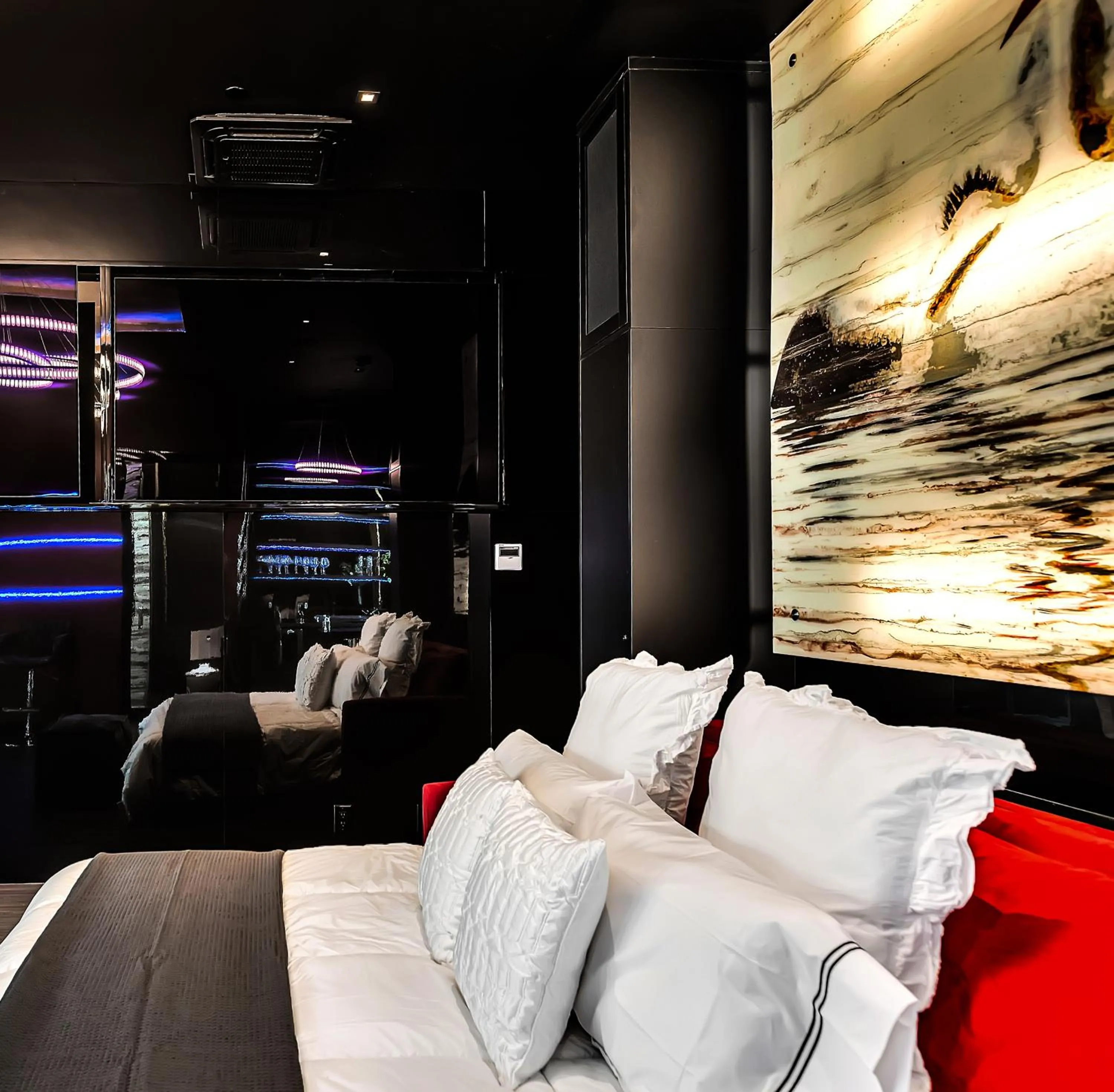 Bed in SW Beach Hotel