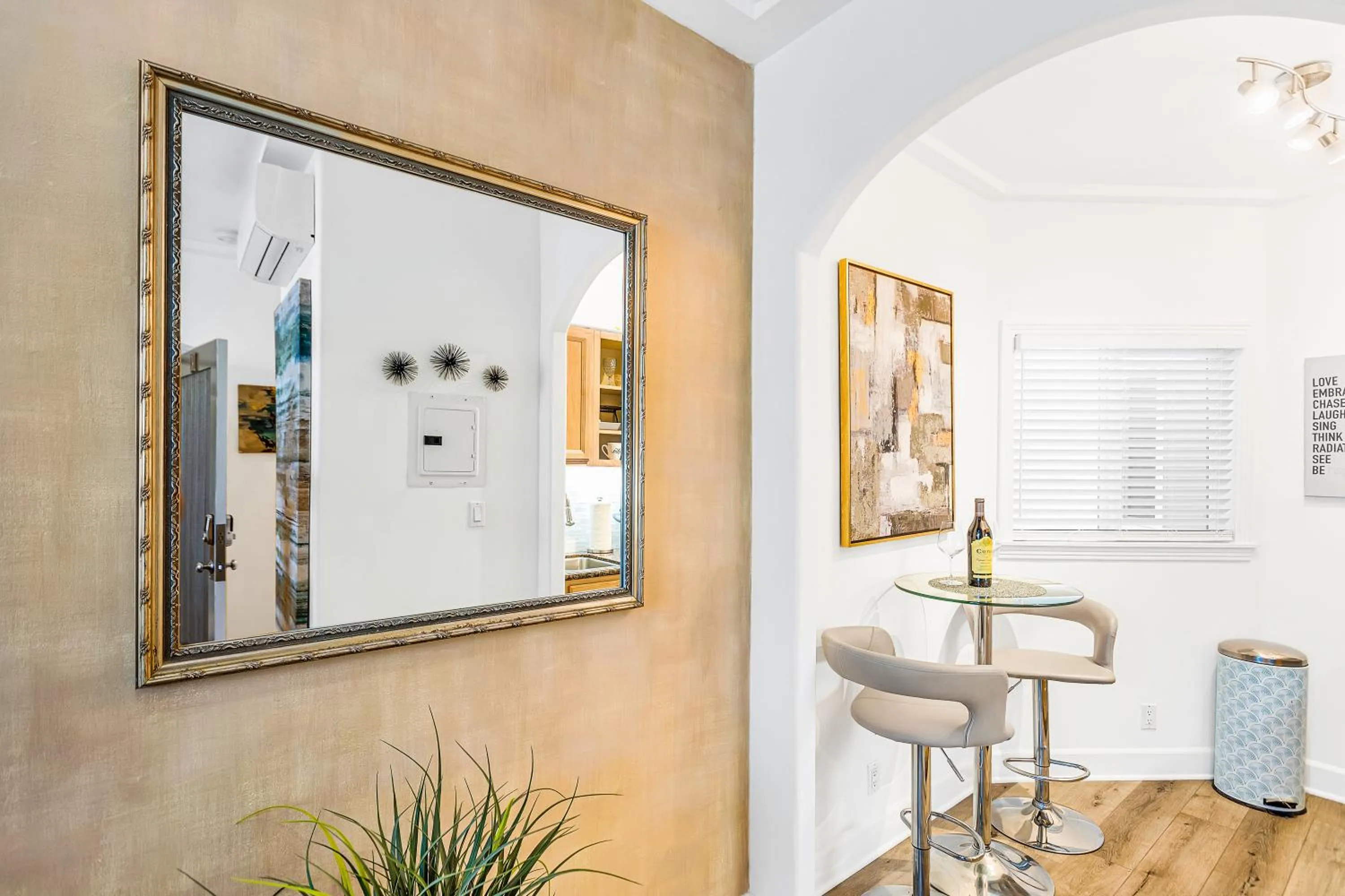 Seating area in SW Beach Hotel