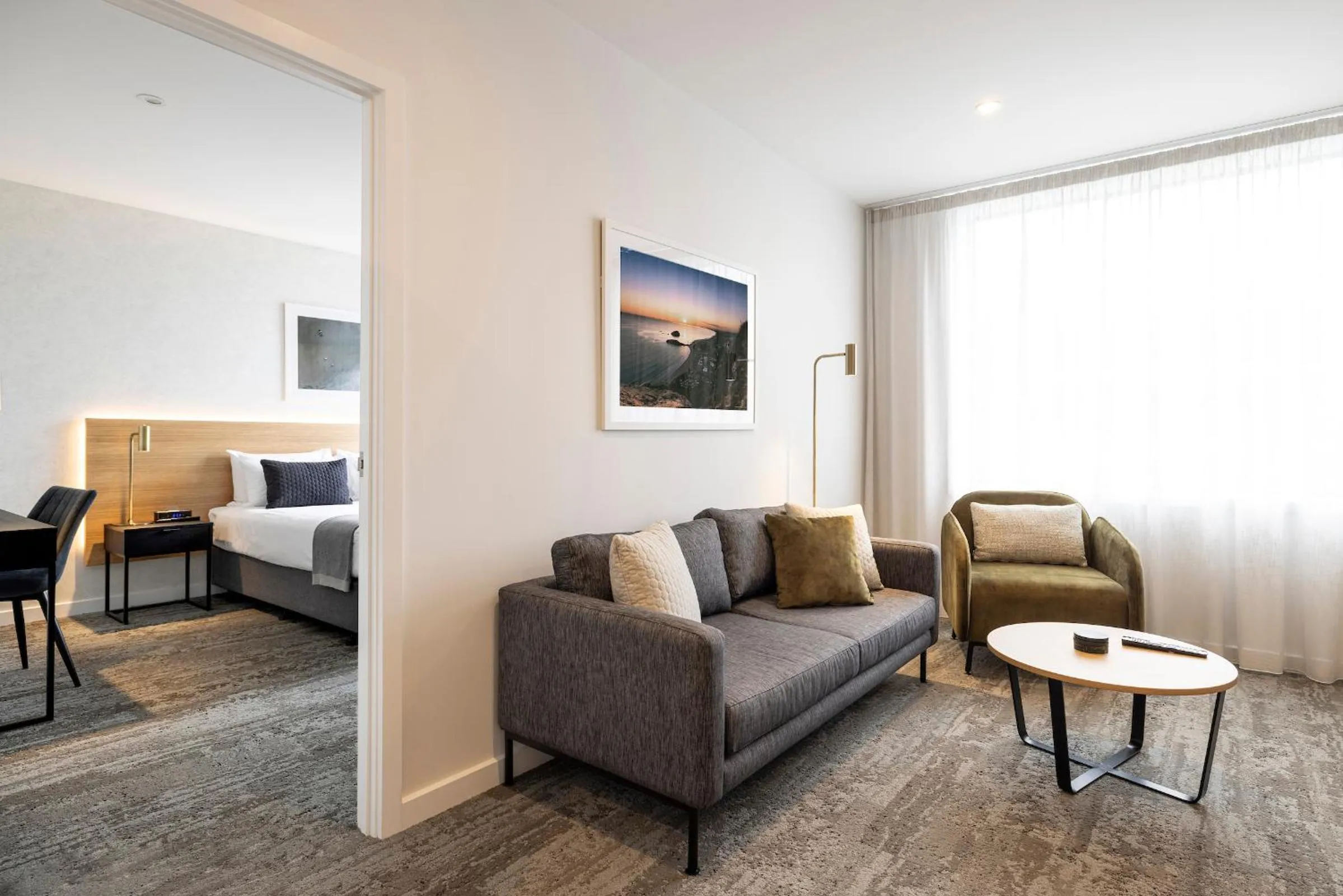 Bed in Quest Mt Maunganui