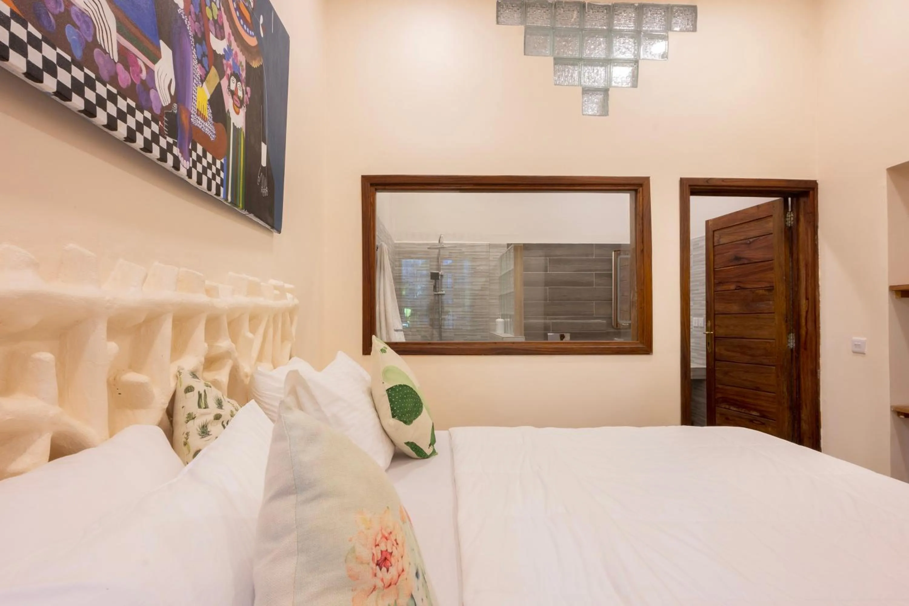 Bed in RoRi Private Luxury Villas