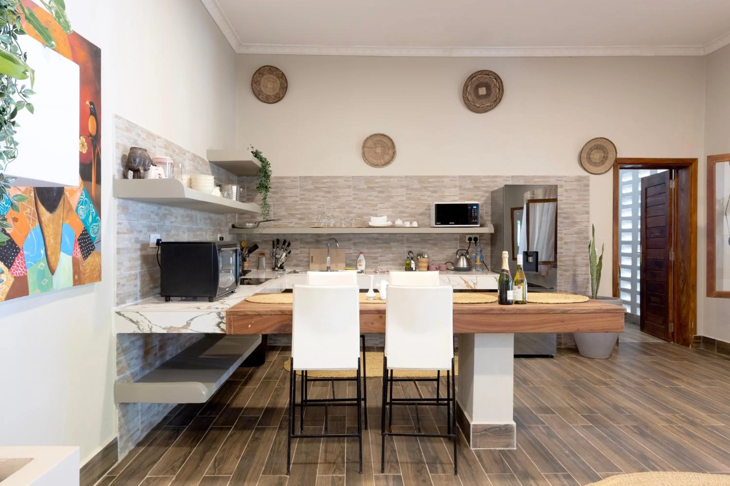 Kitchen or kitchenette in RoRi Private Luxury Villas