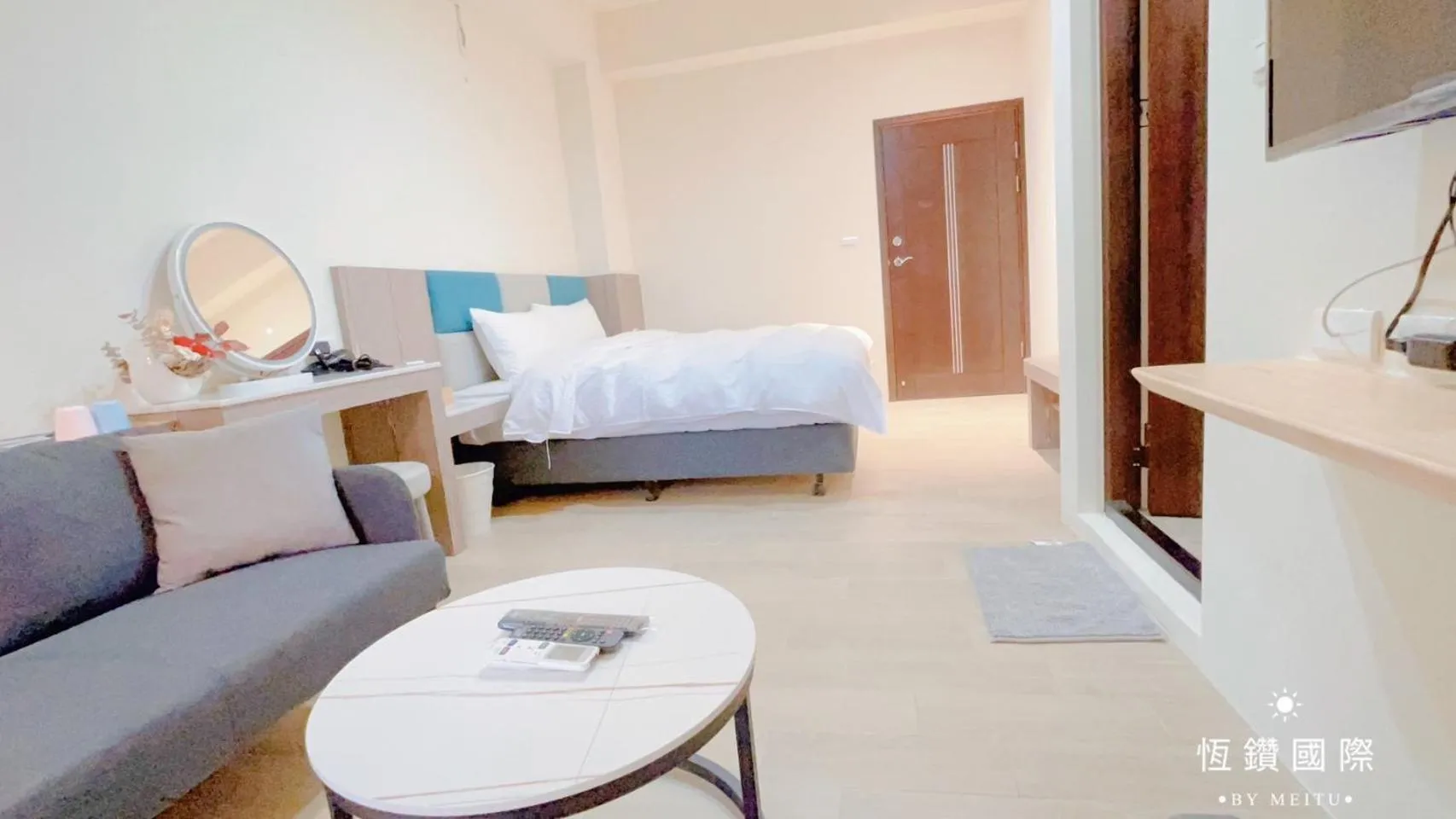 Bed in Happy Dragon Homestay