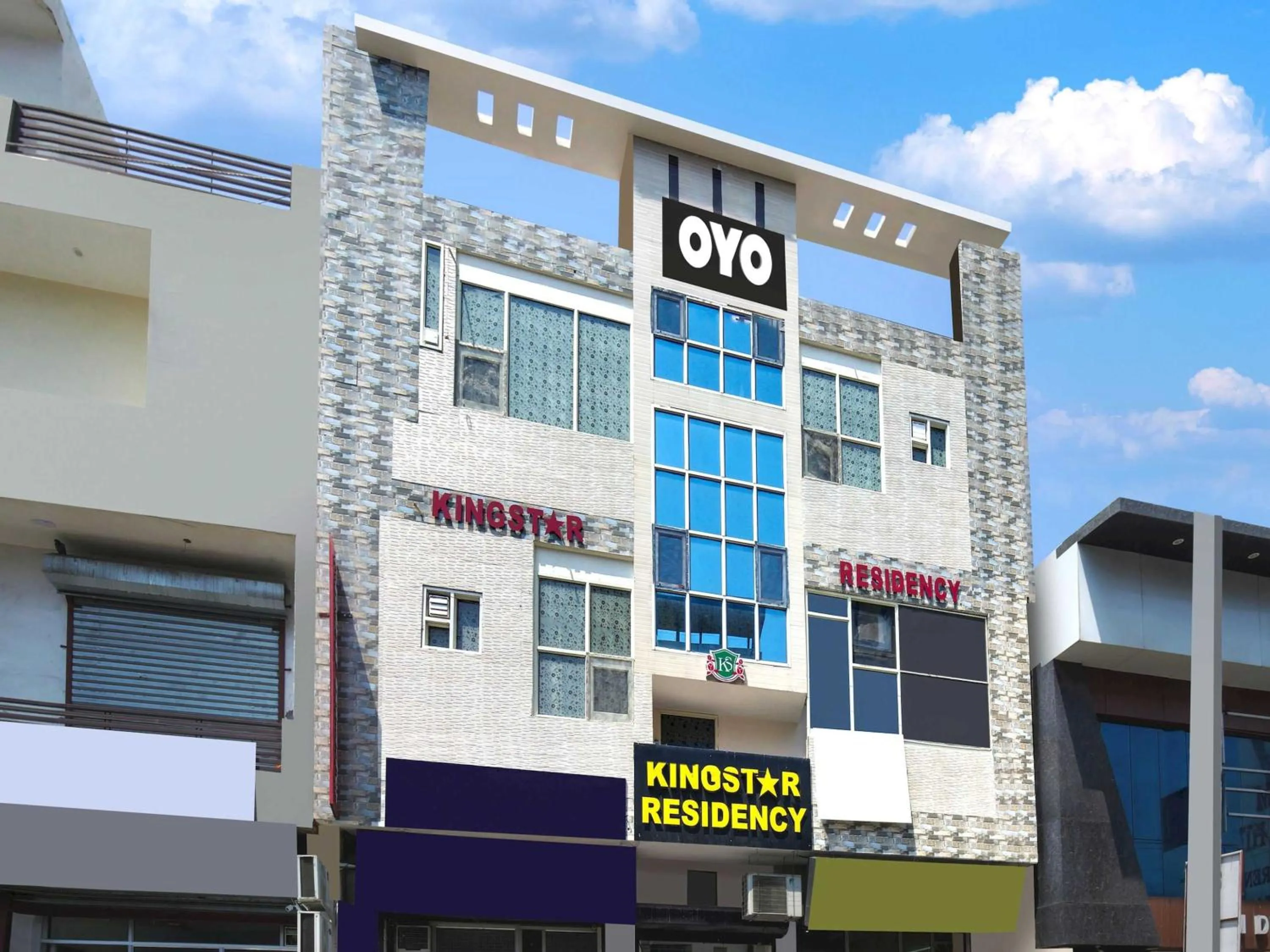 Facade/entrance in Hotel O King Star Residency