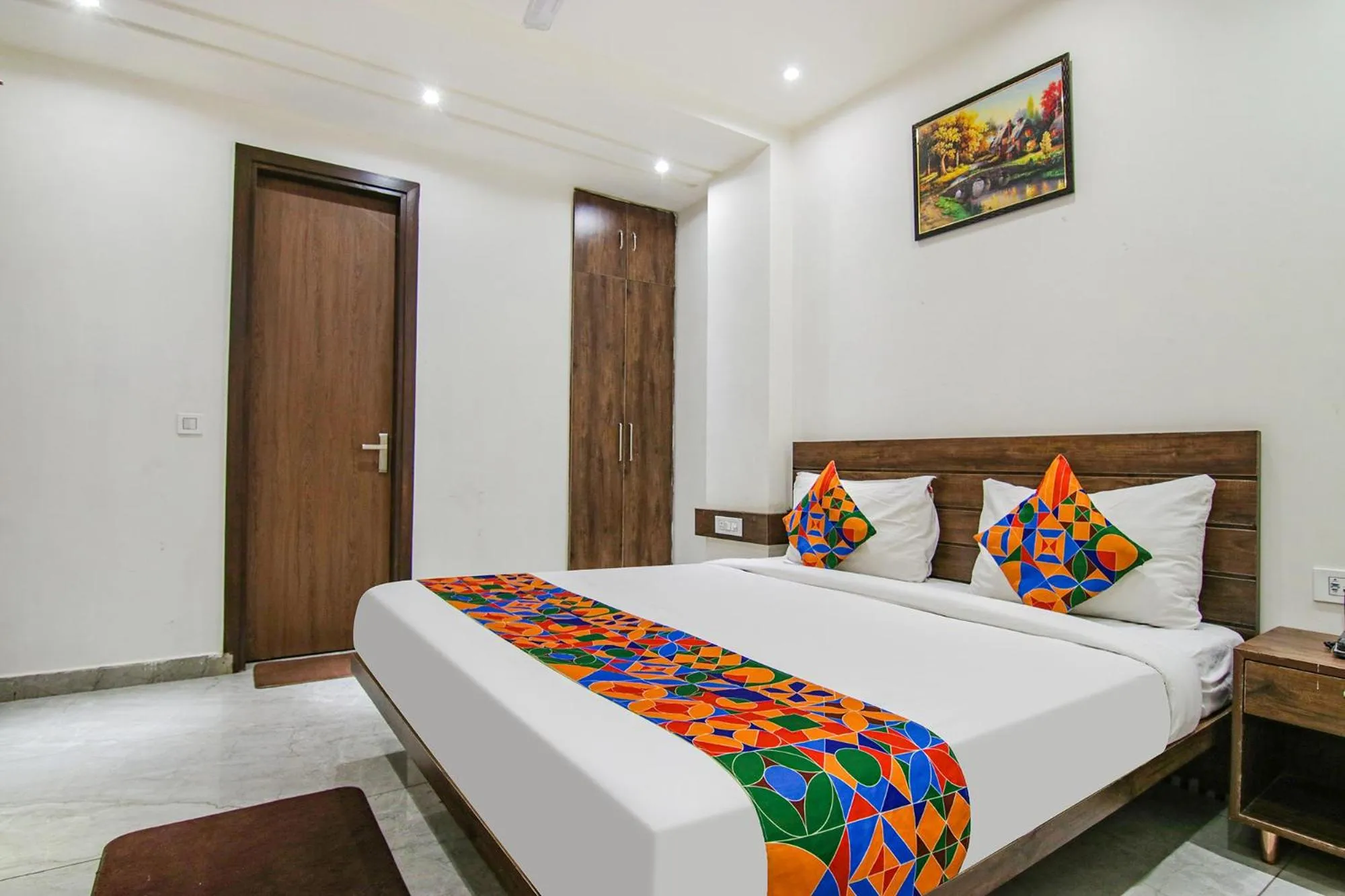 Bed in FabHotel Moro Rohini Sector 4