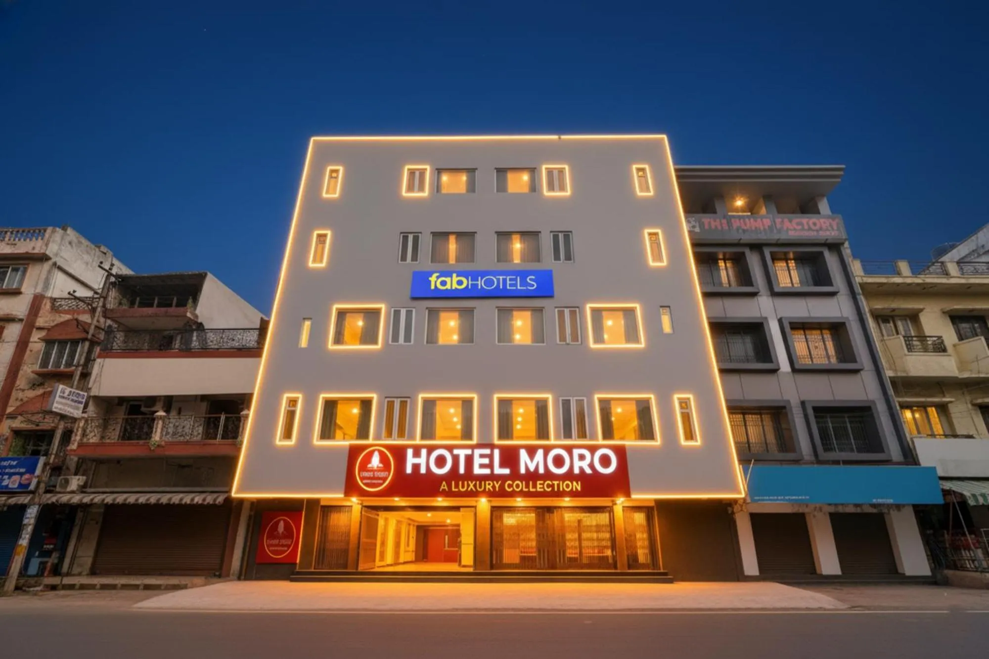 Property building in FabHotel Moro Rohini Sector 4