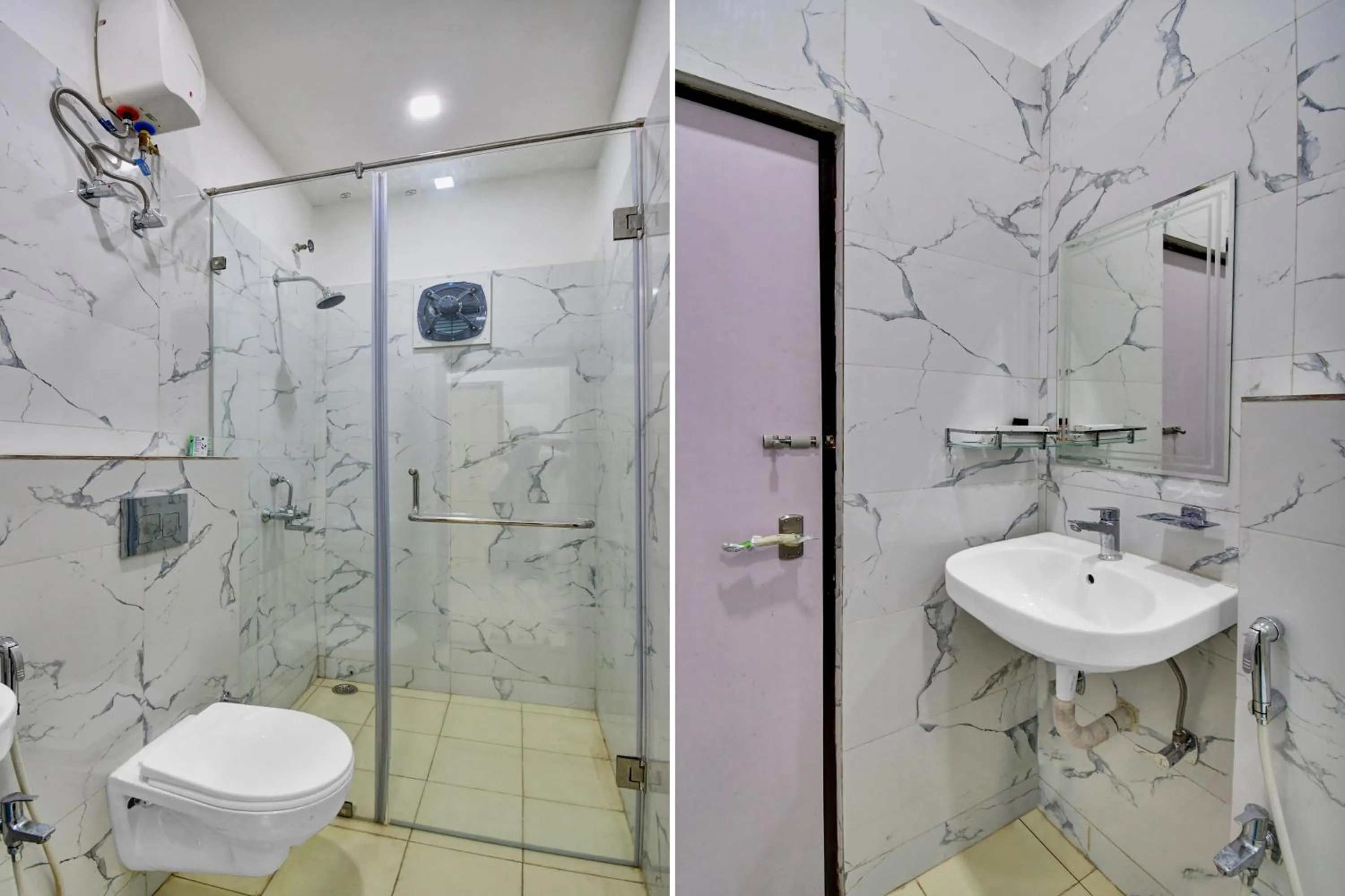 Bathroom in Collection O Dalhousie Square Kolkata Formerly G.N Palace