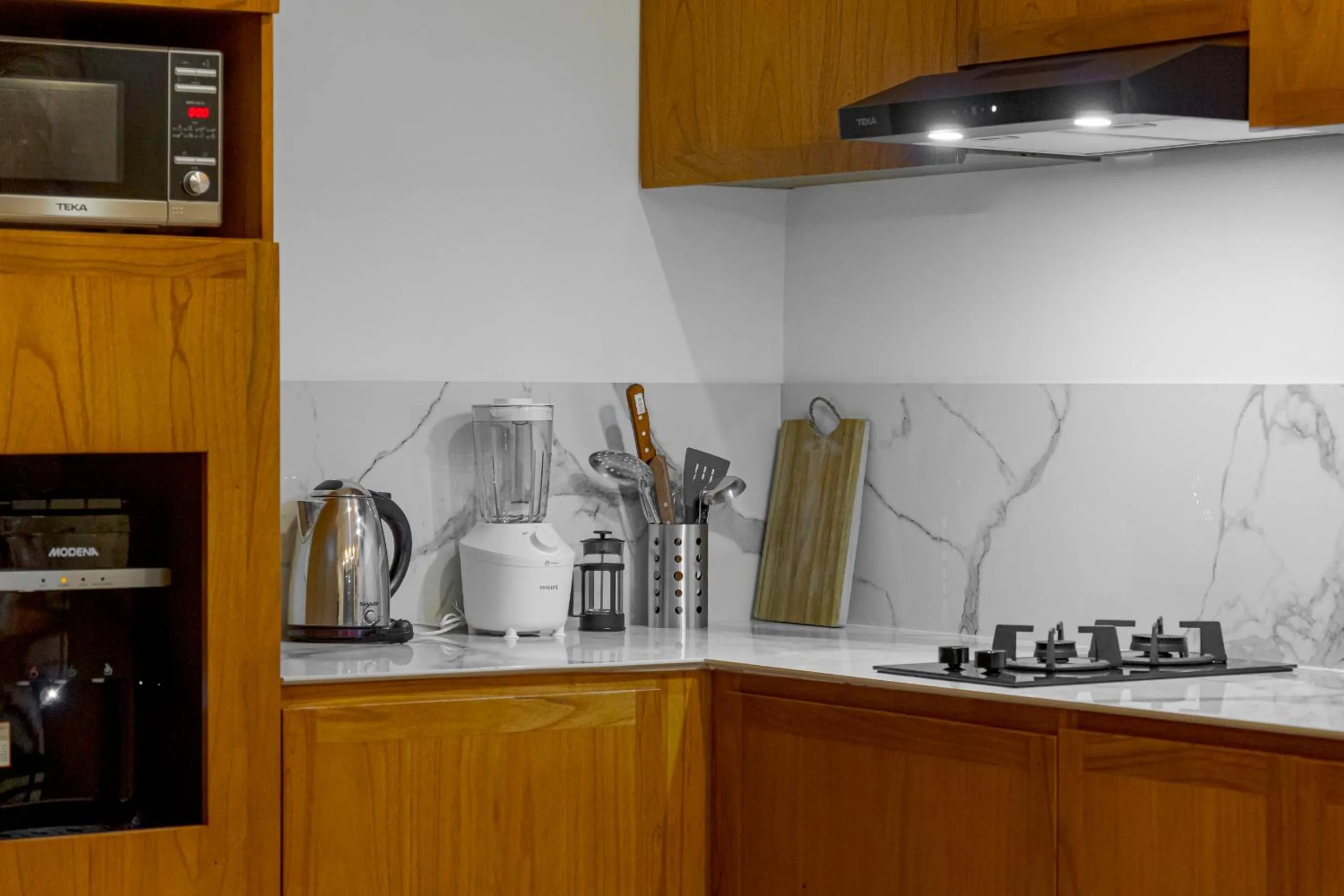 Kitchen or kitchenette in Sunny Village Batu Bolong