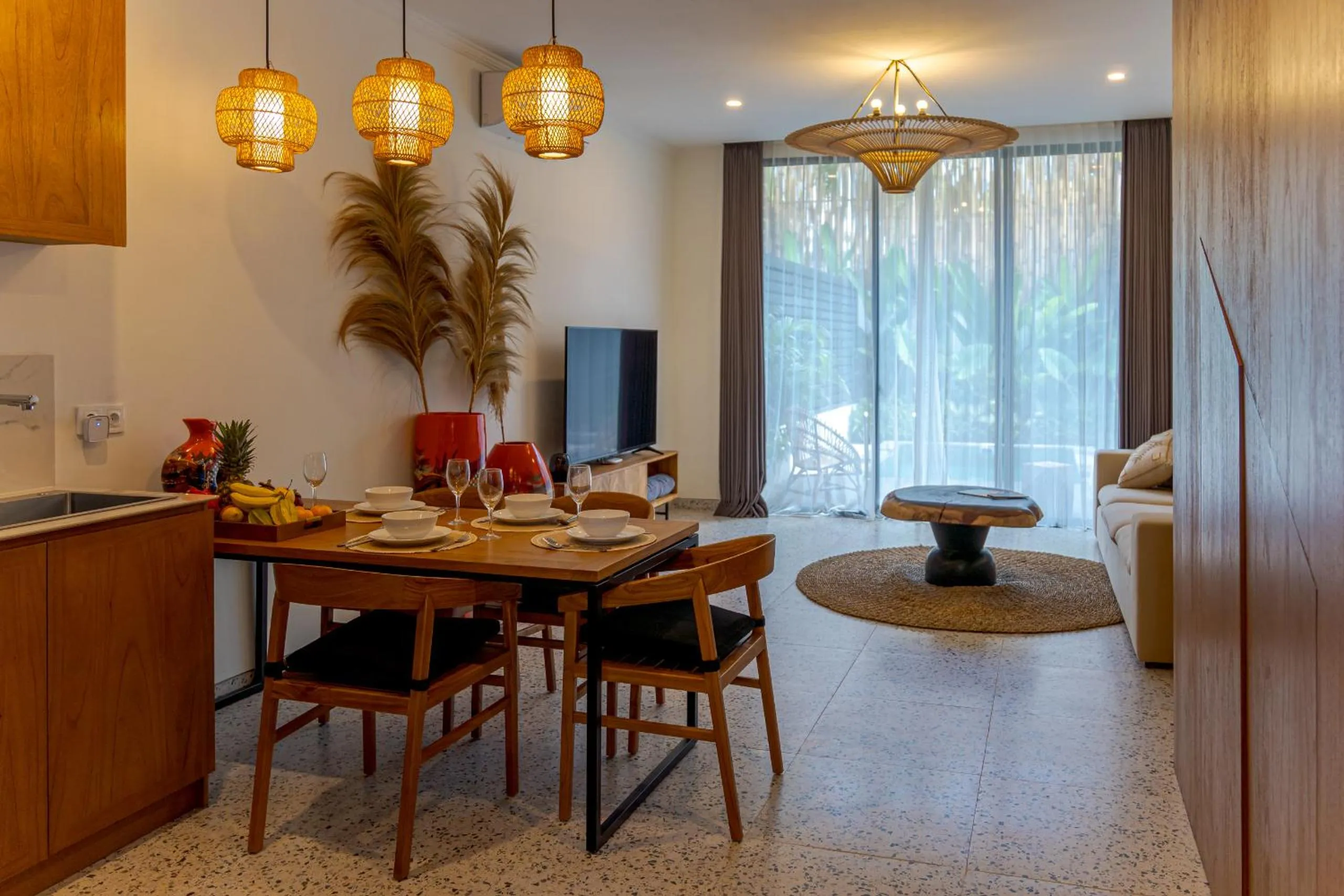 Living room in Sunny Village Batu Bolong