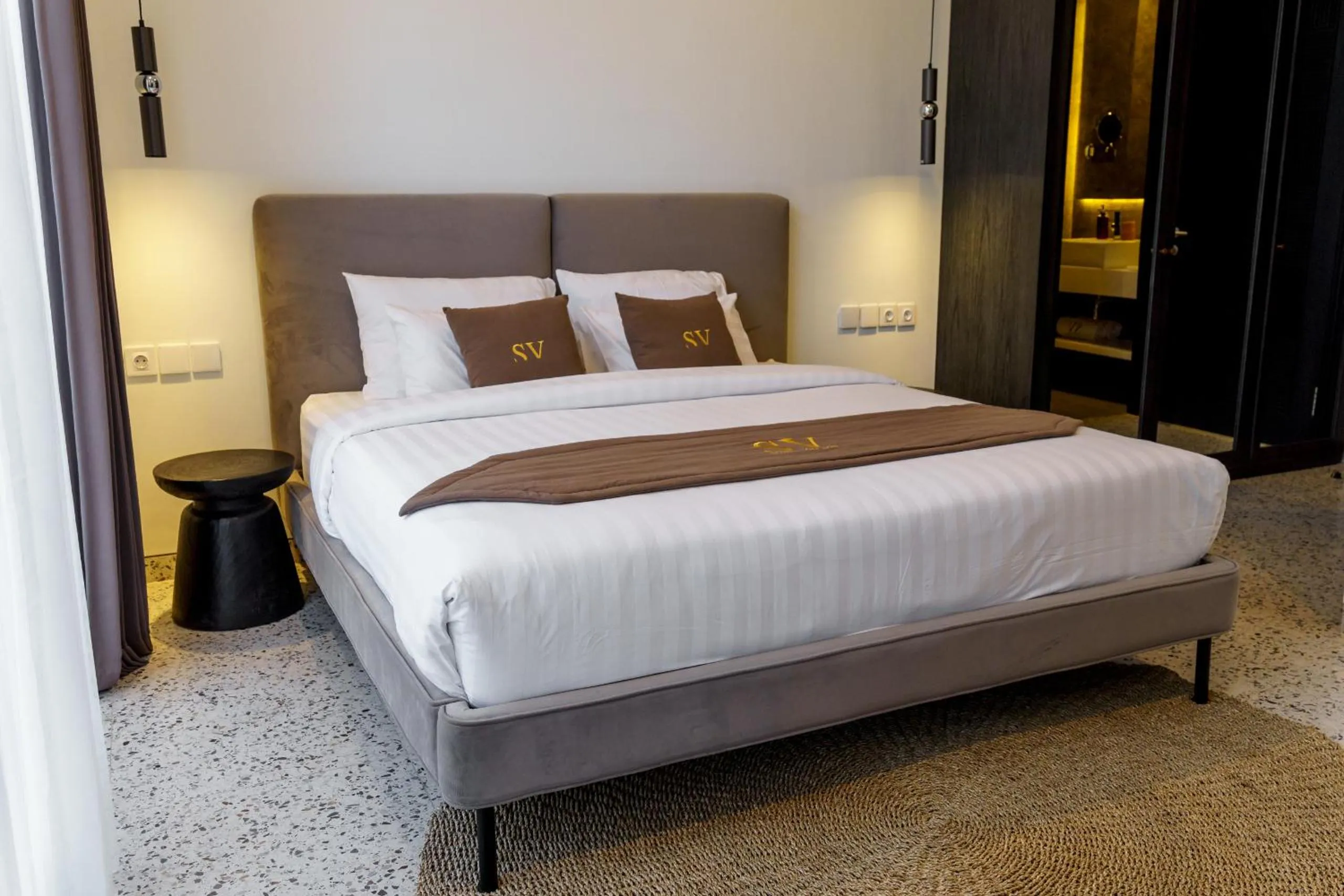 Bed in Sunny Village Batu Bolong