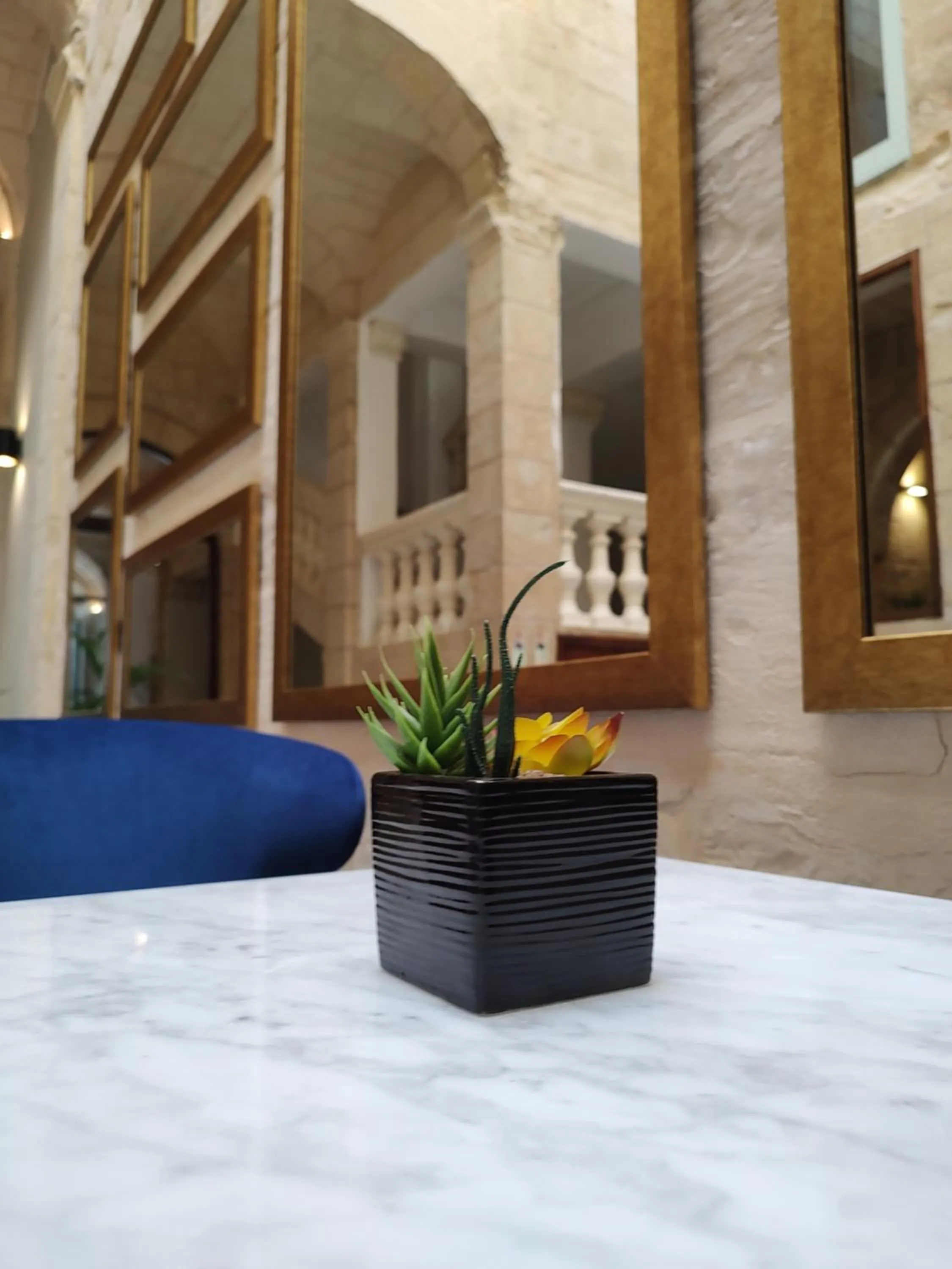 Seating area in Mulberry Suites