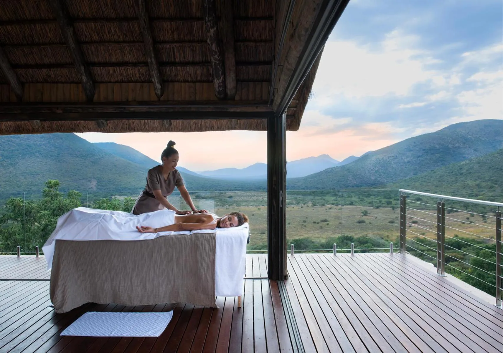 Spa and wellness centre/facilities in Babohi at Qwabi Private Game Reserve by NEWMARK
