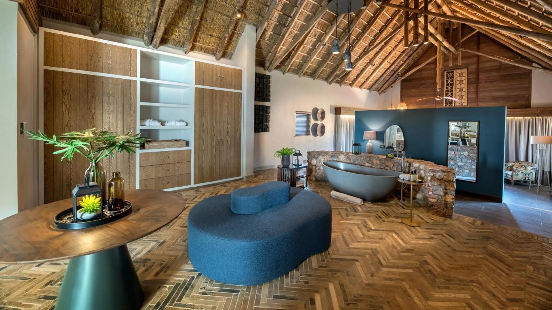 Bathroom in Babohi at Qwabi Private Game Reserve by NEWMARK