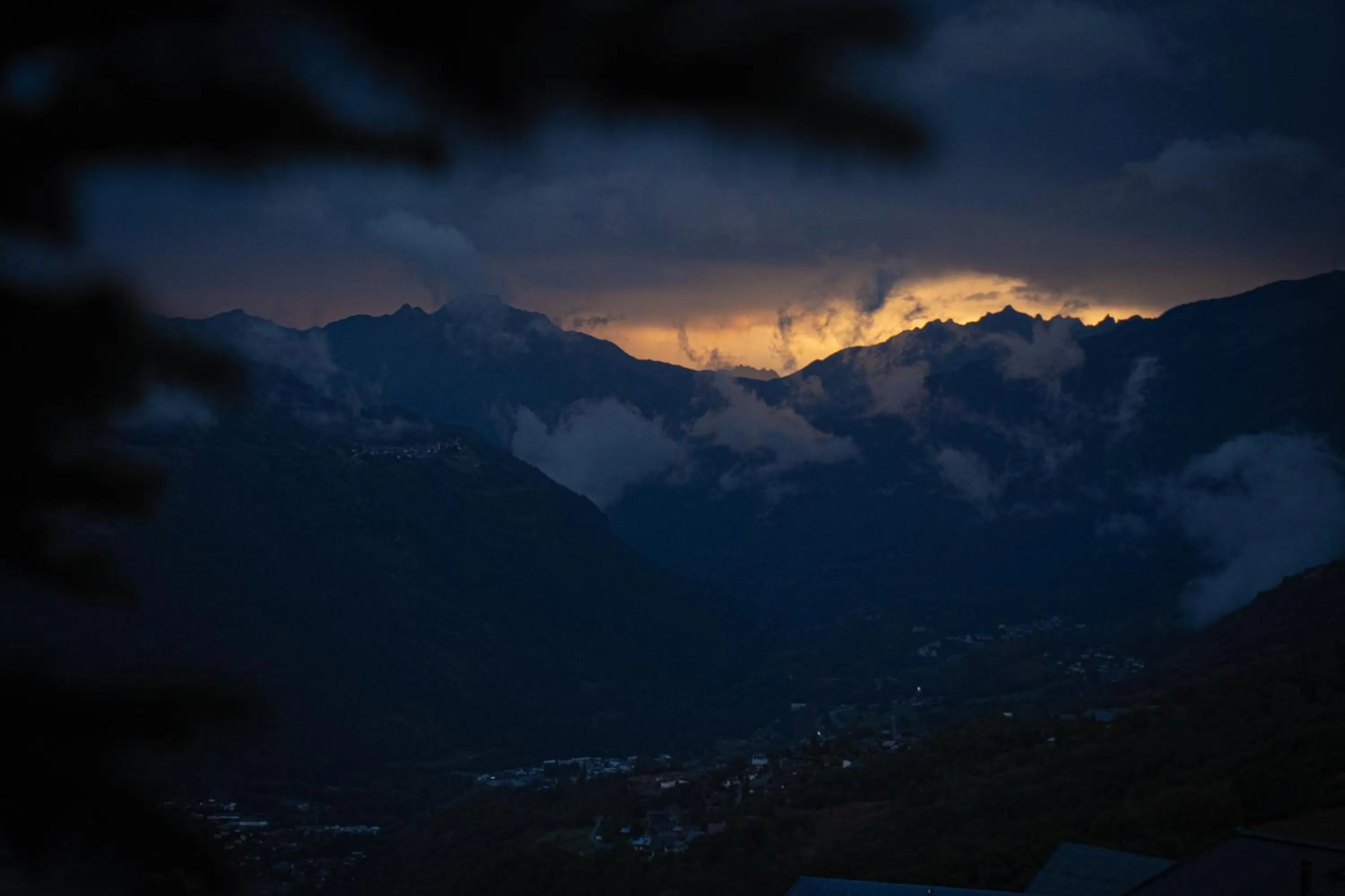 Mountain view in Auberge Le Valezan