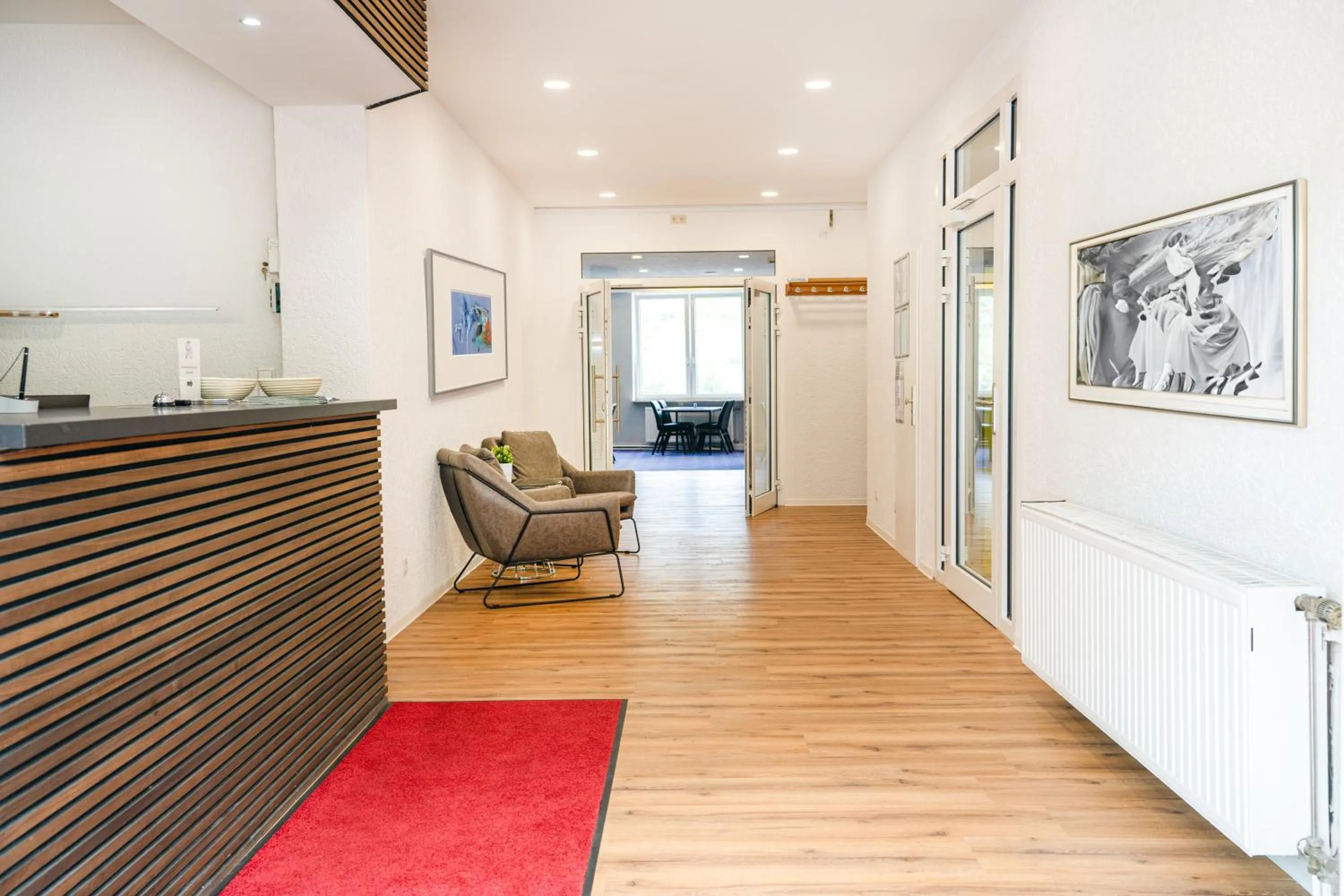 Lobby or reception in besttime Hotel Boppard