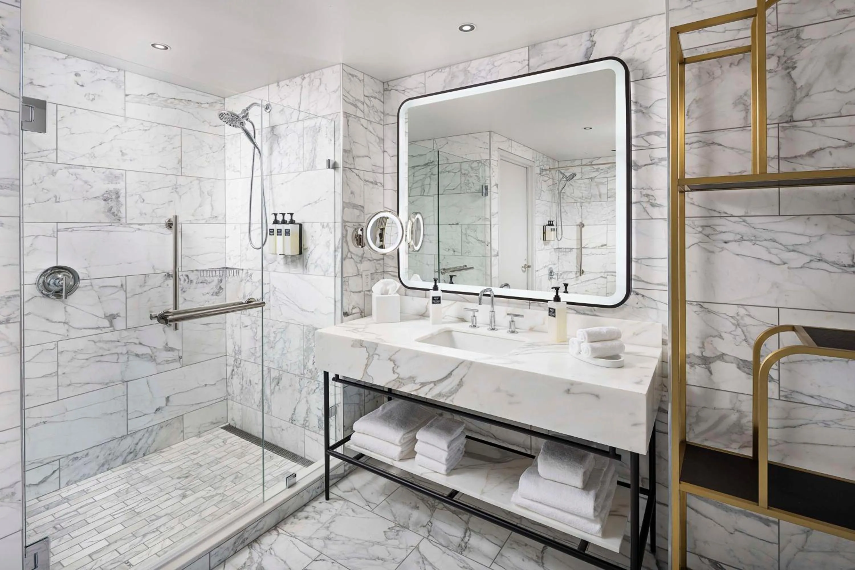 Bathroom in Signia By Hilton Atlanta Georgia World Congress Center