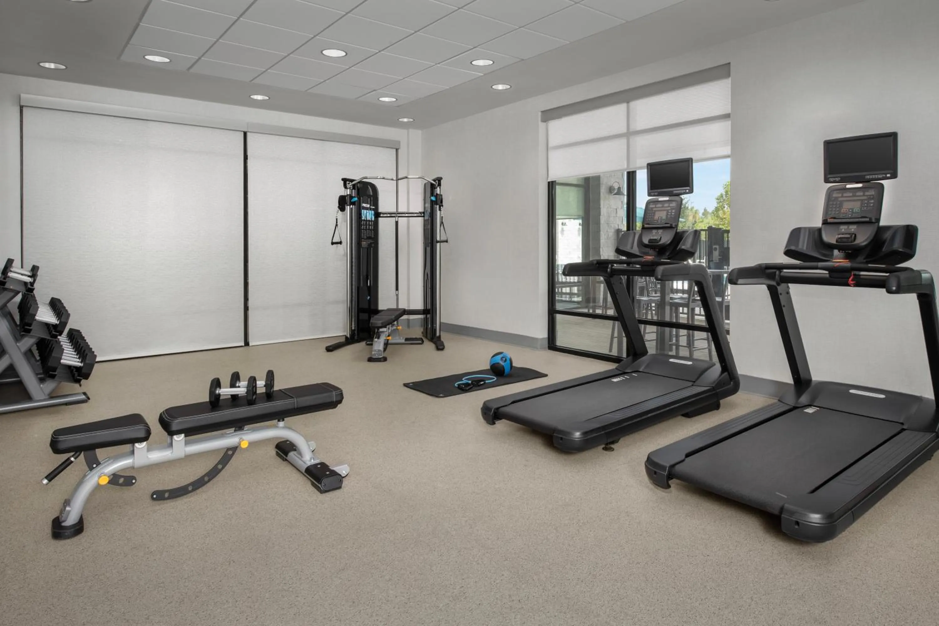 Fitness centre/facilities in Hampton Inn Orlando Southeast Nona