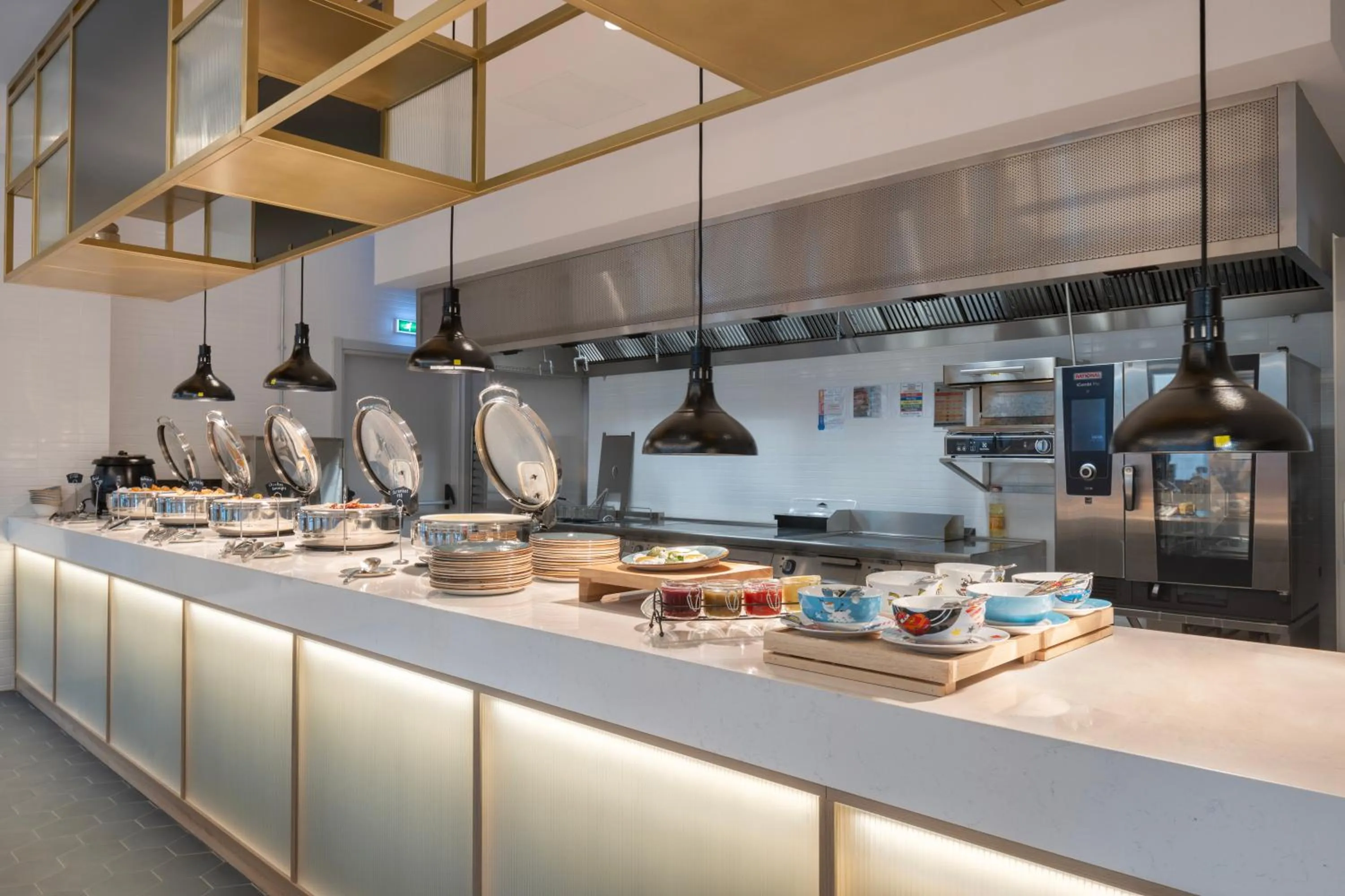 Buffet breakfast in Hilton Garden Inn Tbilisi Riverview