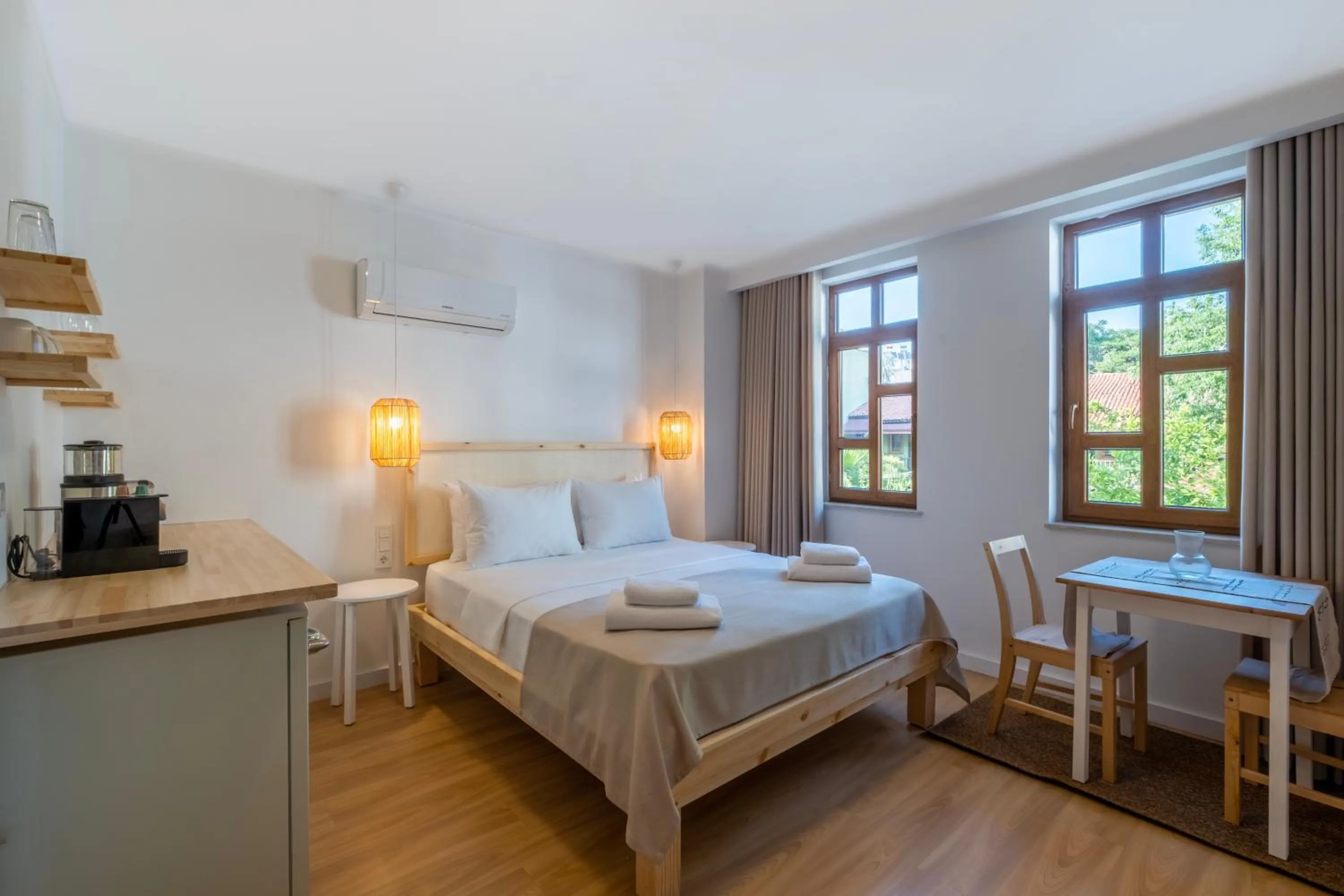 Coffee/tea facilities, Bed in Audo Studio