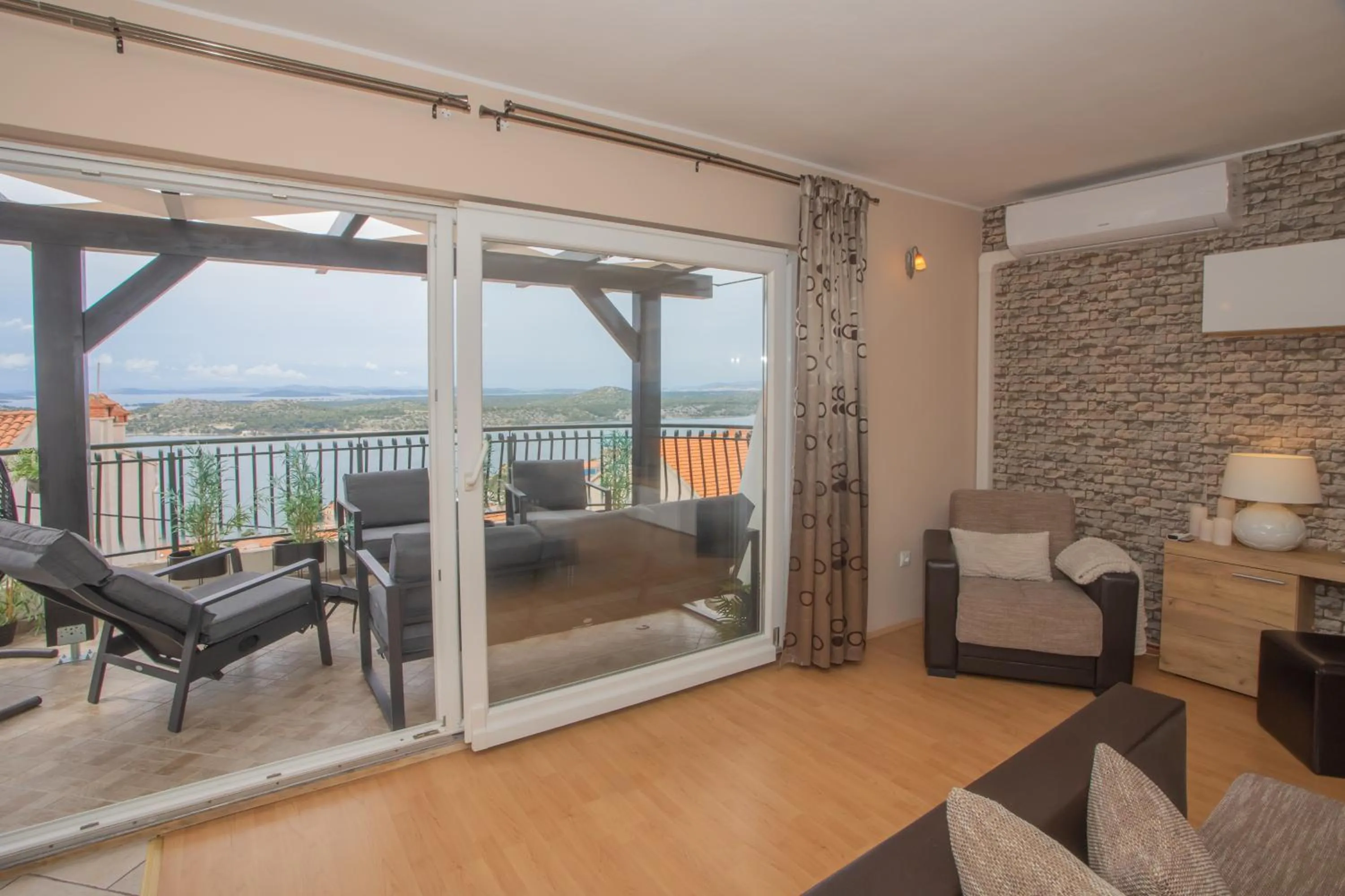 Natural landscape, Bed in Apartment Mozart